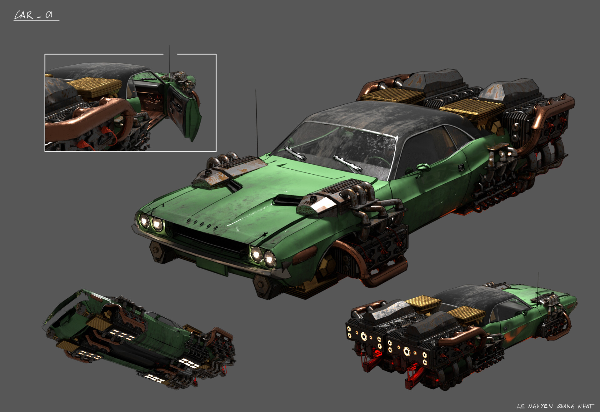 ArtStation Vehicle Design Personal Project