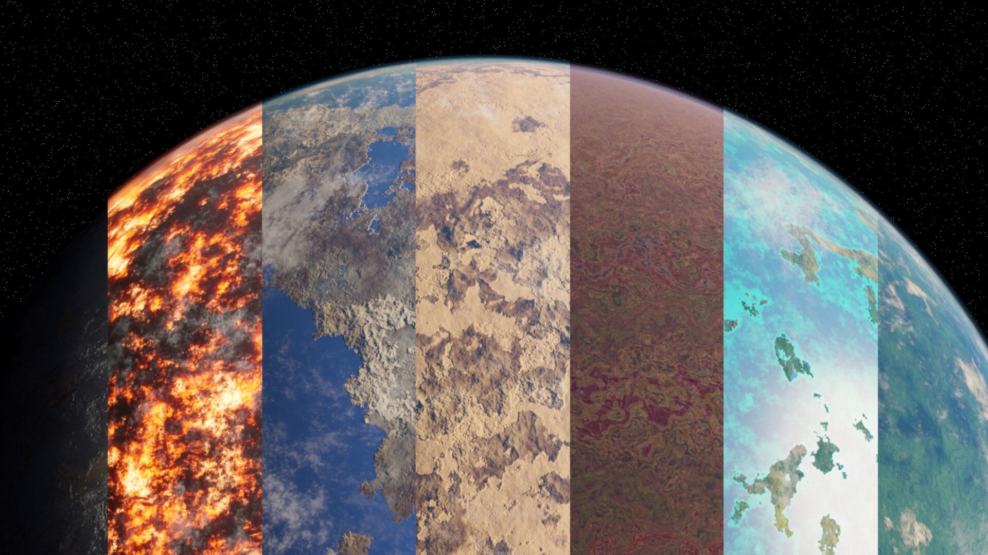 Artstation procedural planet generator