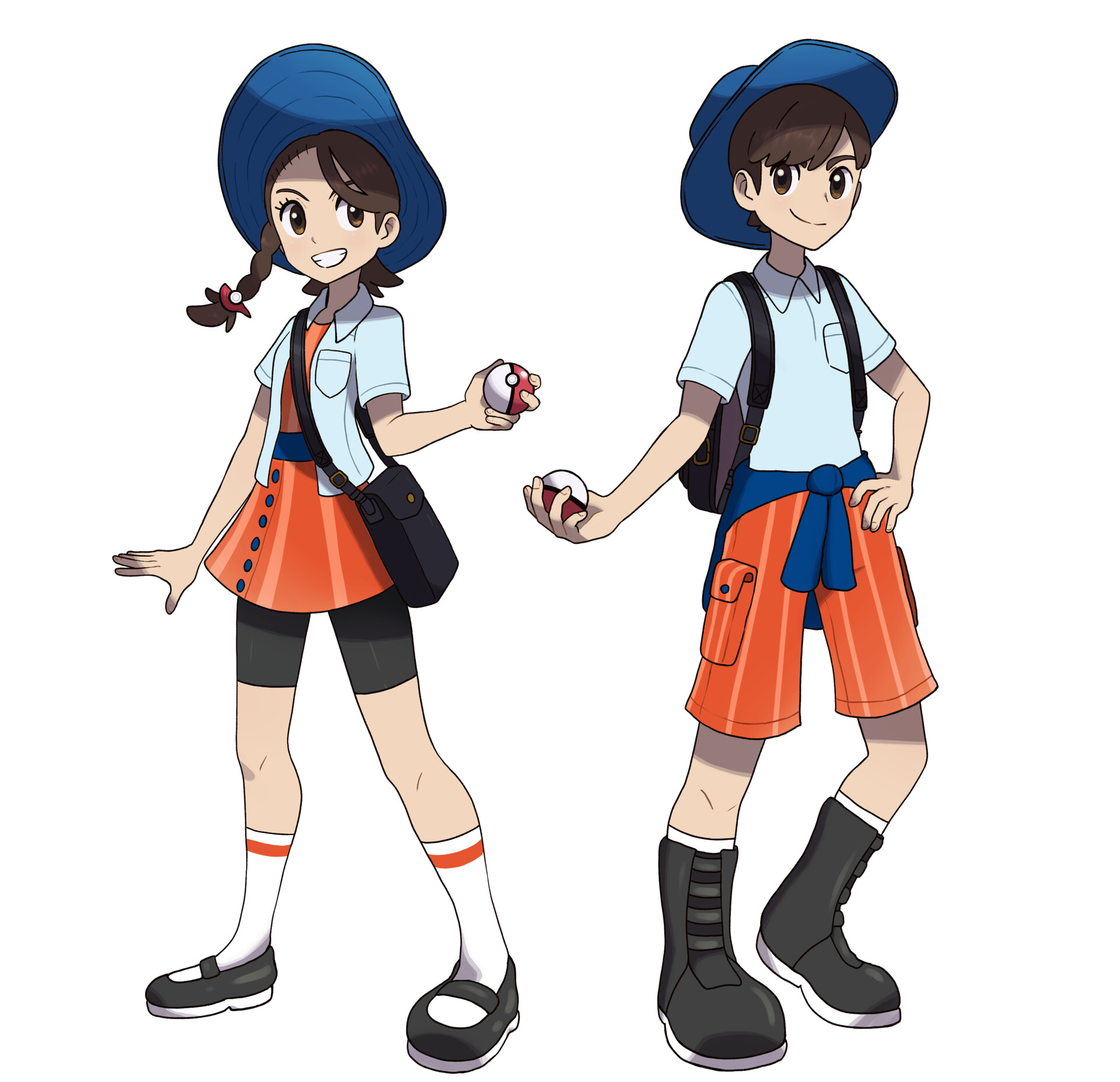 ArtStation - Pokemon Scarlet and Violet Character redesigns