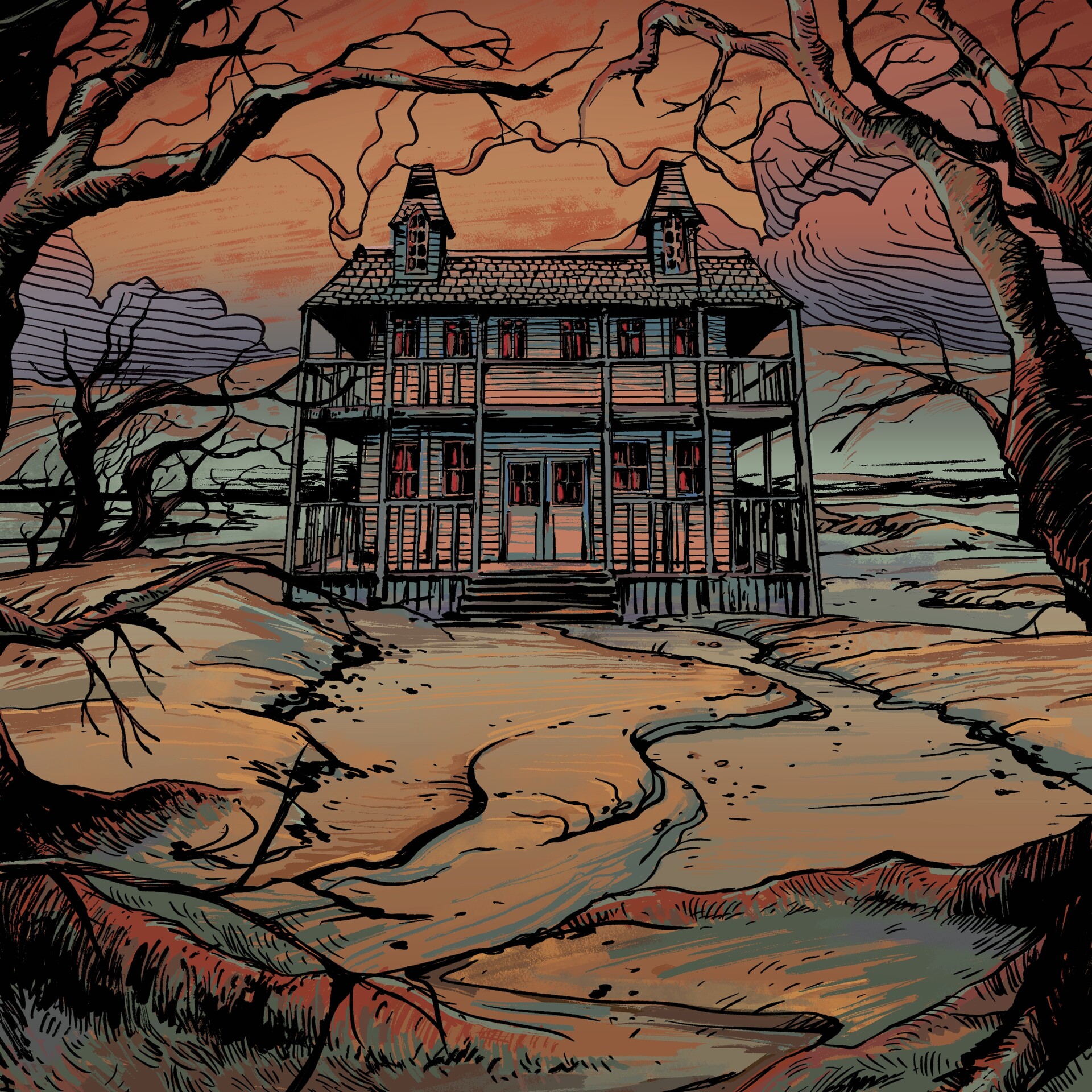 ArtStation The House on the Borderland