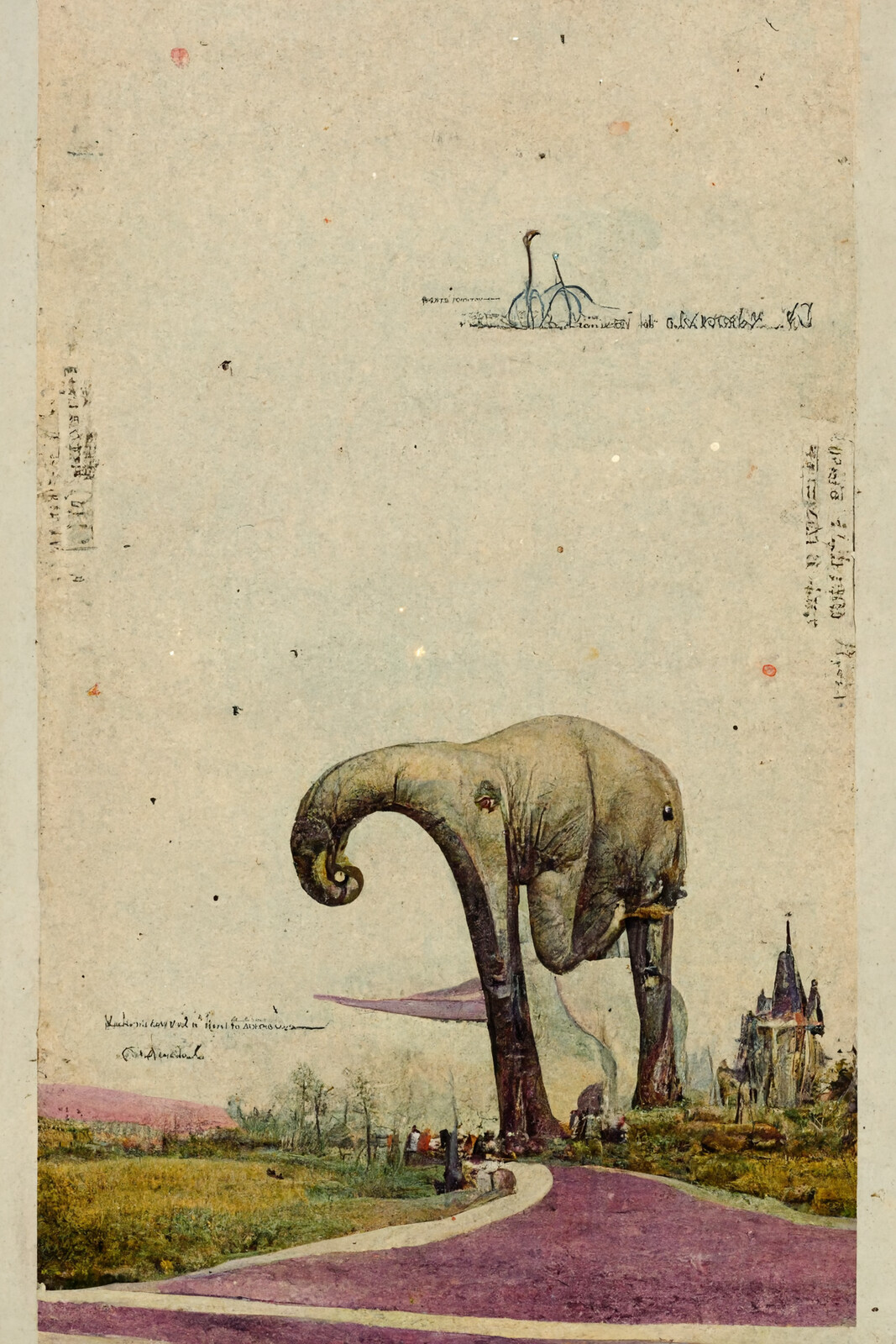 Disabled Animals On Vintage Postcards #10 | The Second Elephant