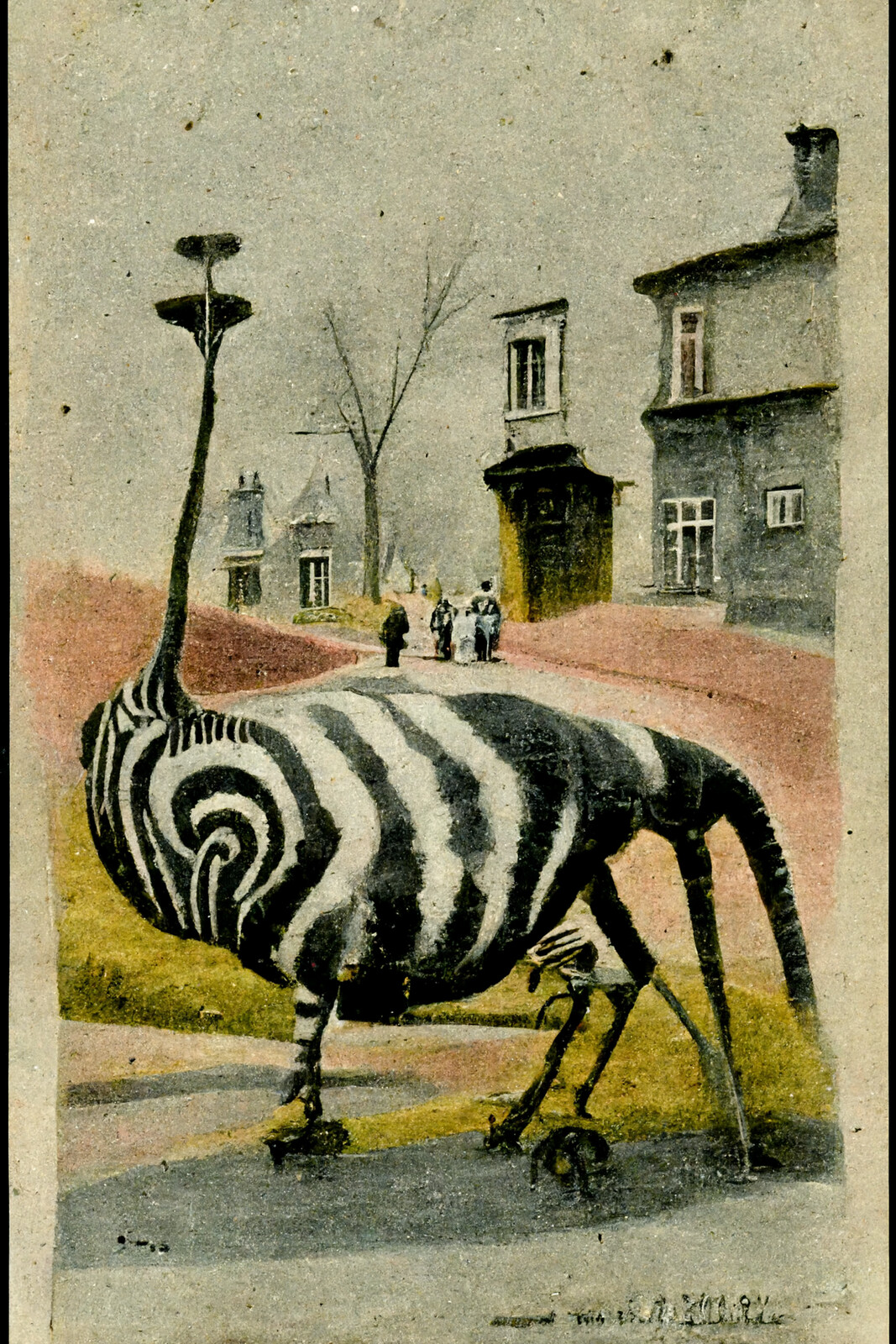 Disabled Animals On Vintage Postcards #22 | The Second Zebra