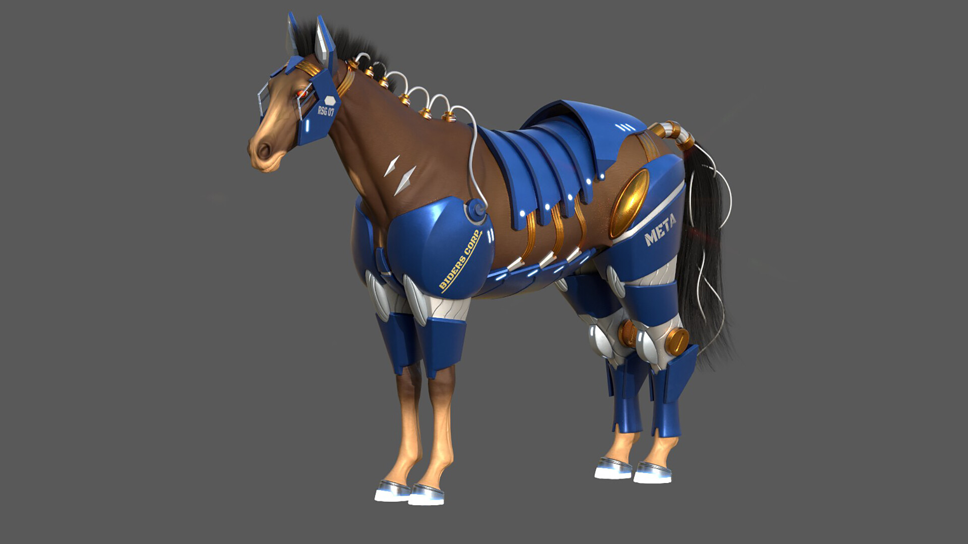 ArtStation - Cyborg horse