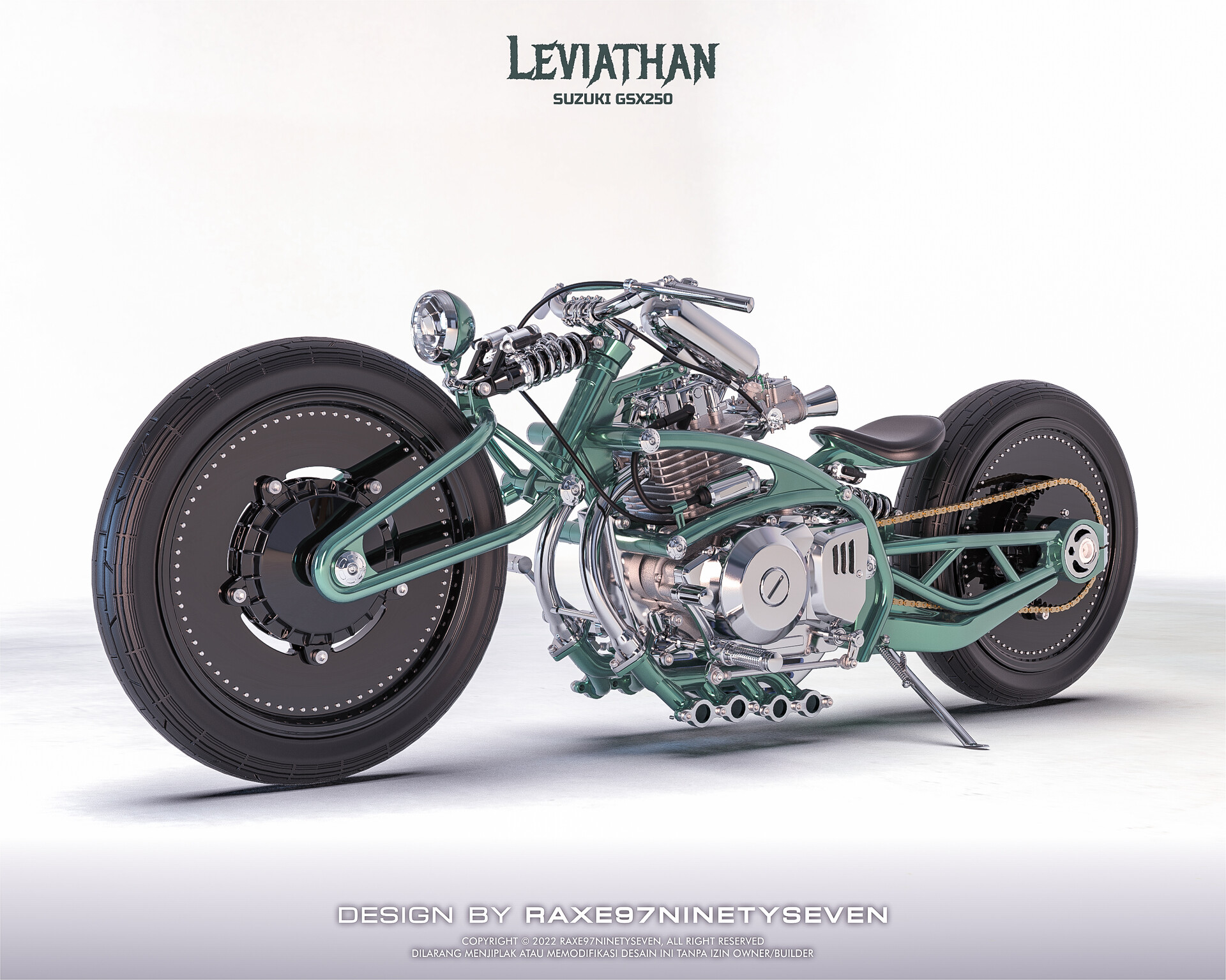 Thunder Gsx250 Custom Bobber Jual Thunder 250 Chopper Bobber