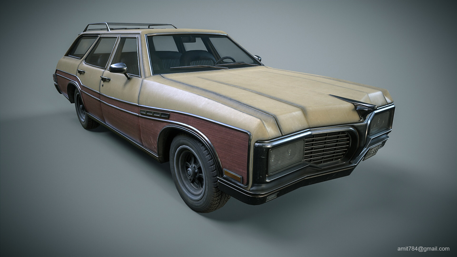 ArtStation - Vintage Estate Car