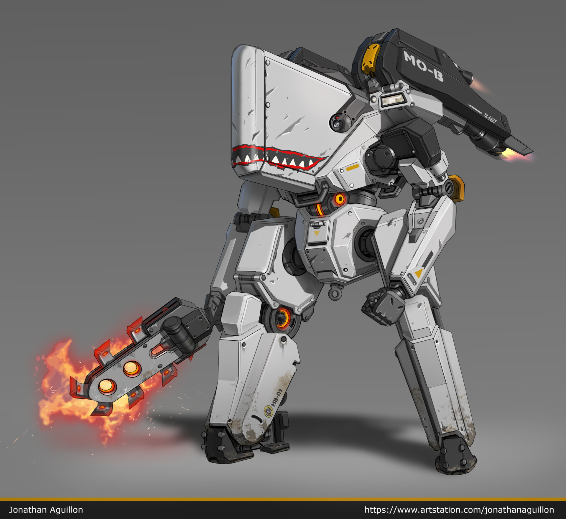 ArtStation - MO-B Mech