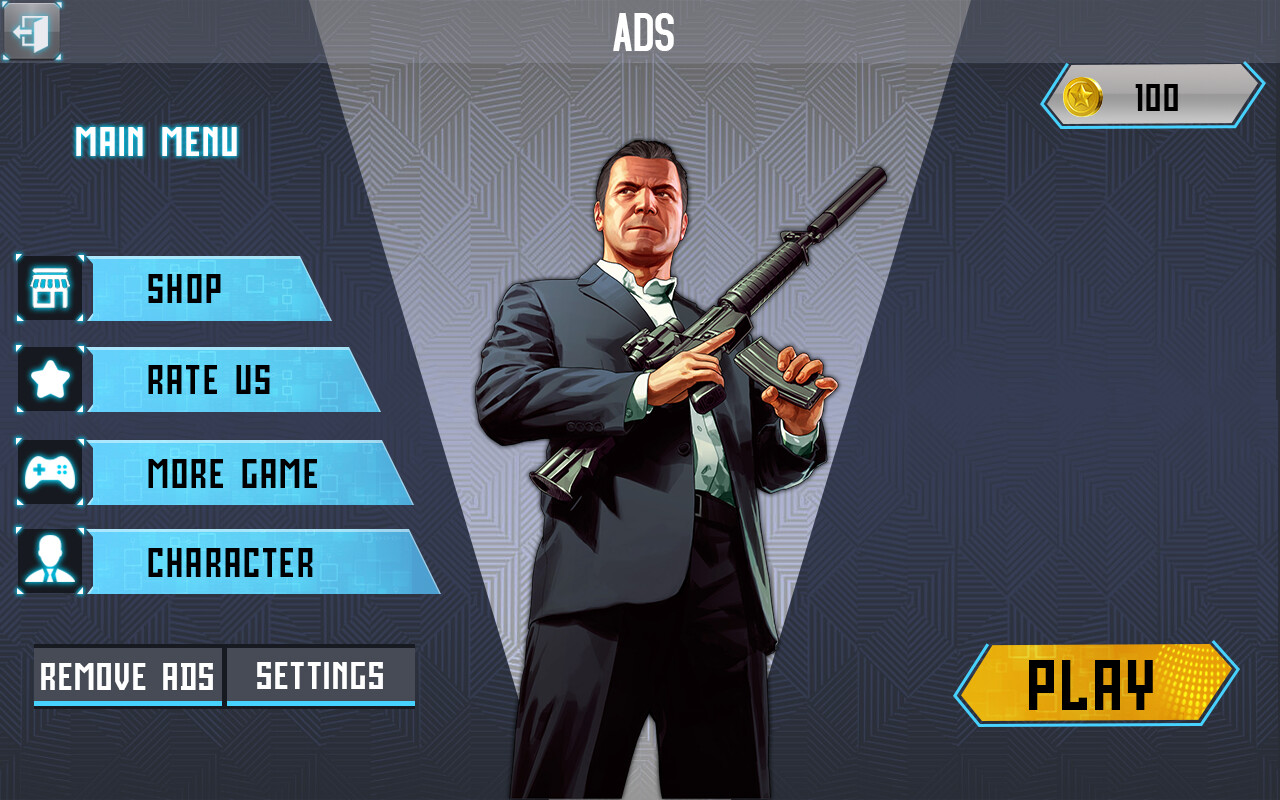 ArtStation Gangster Game UI