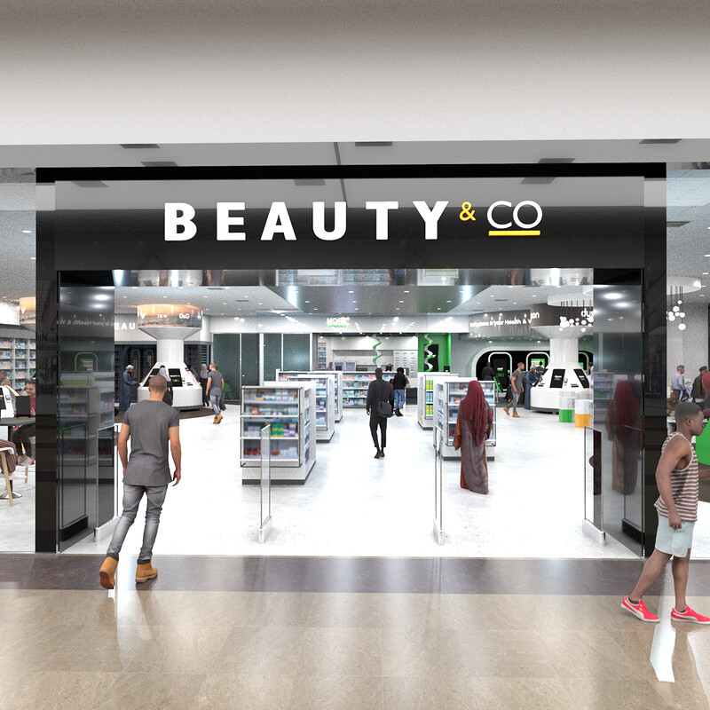 Shopping centre store concept