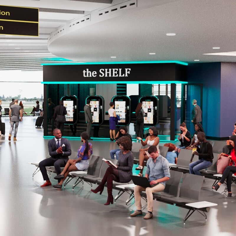 Airport retail space concept
