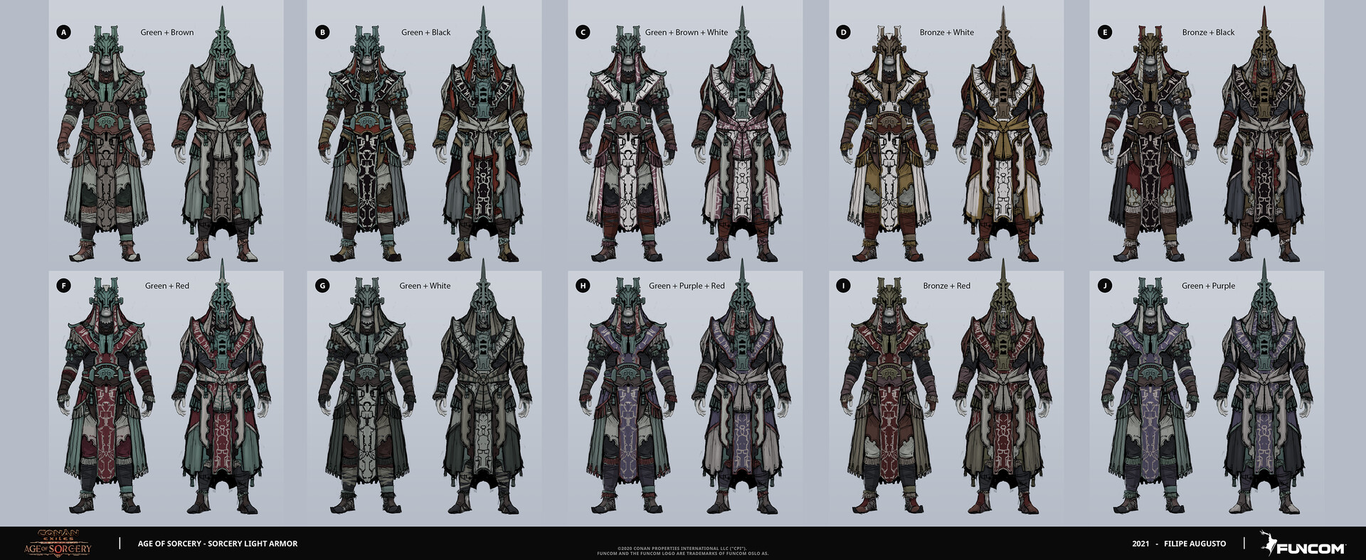 Filipe Augusto CONAN EXILES Age of Sorcery BattlePass Armor