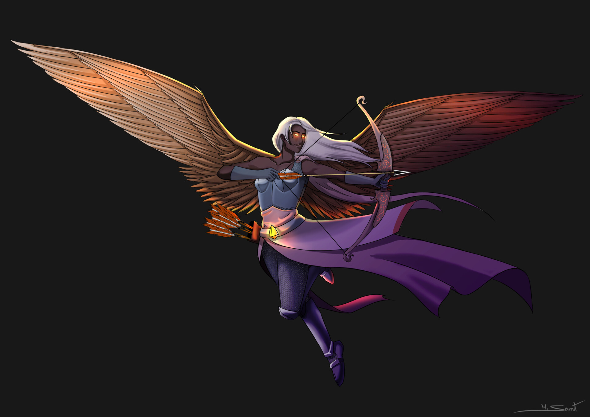 ArtStation Archer angel