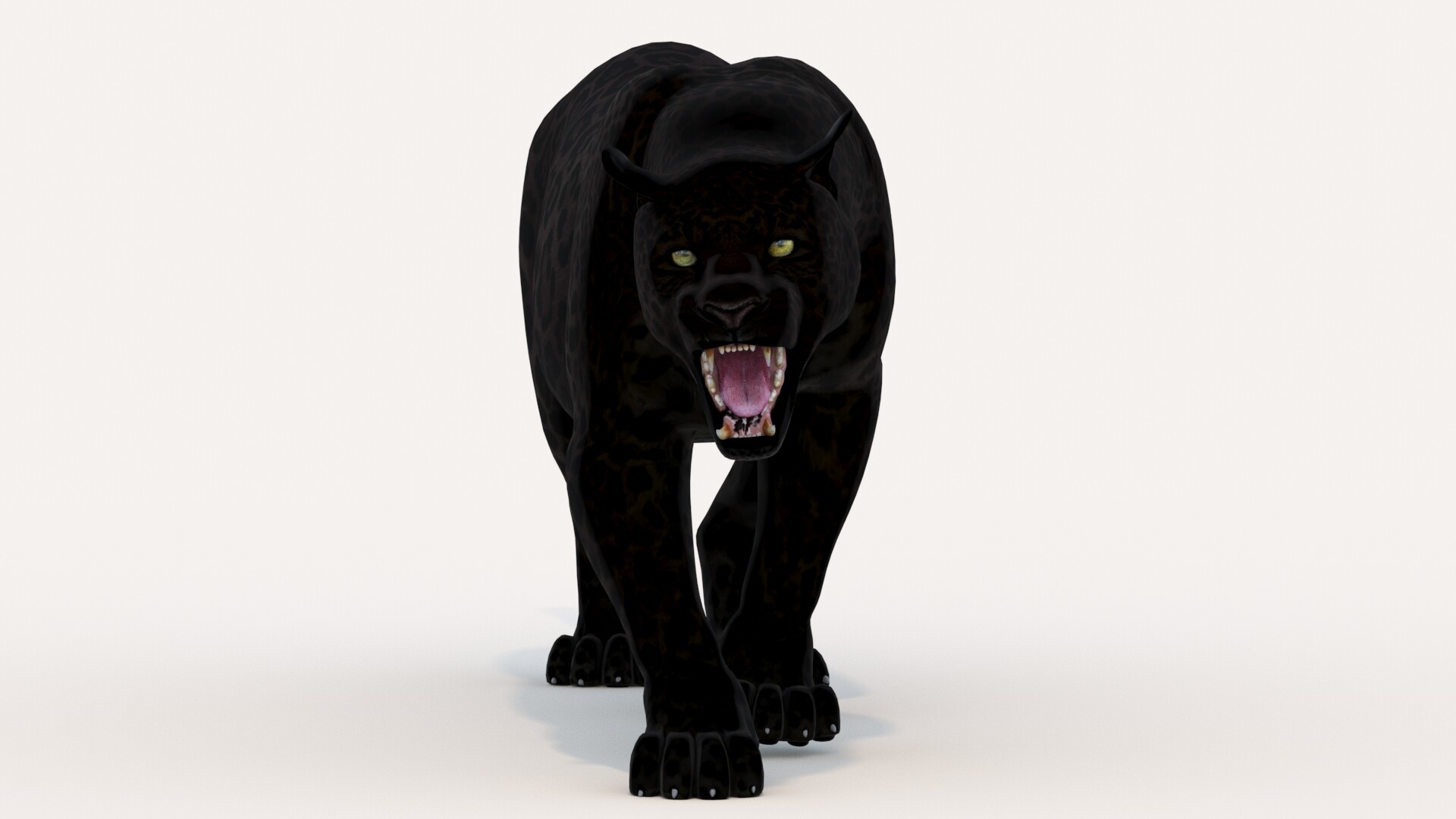 ArtStation - Black Panther 3d Model Animated