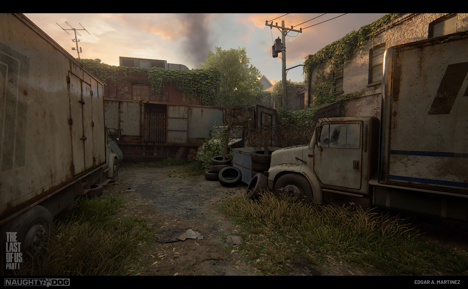 ArtStation - The Last of Us: Part 1 - Bill's Town