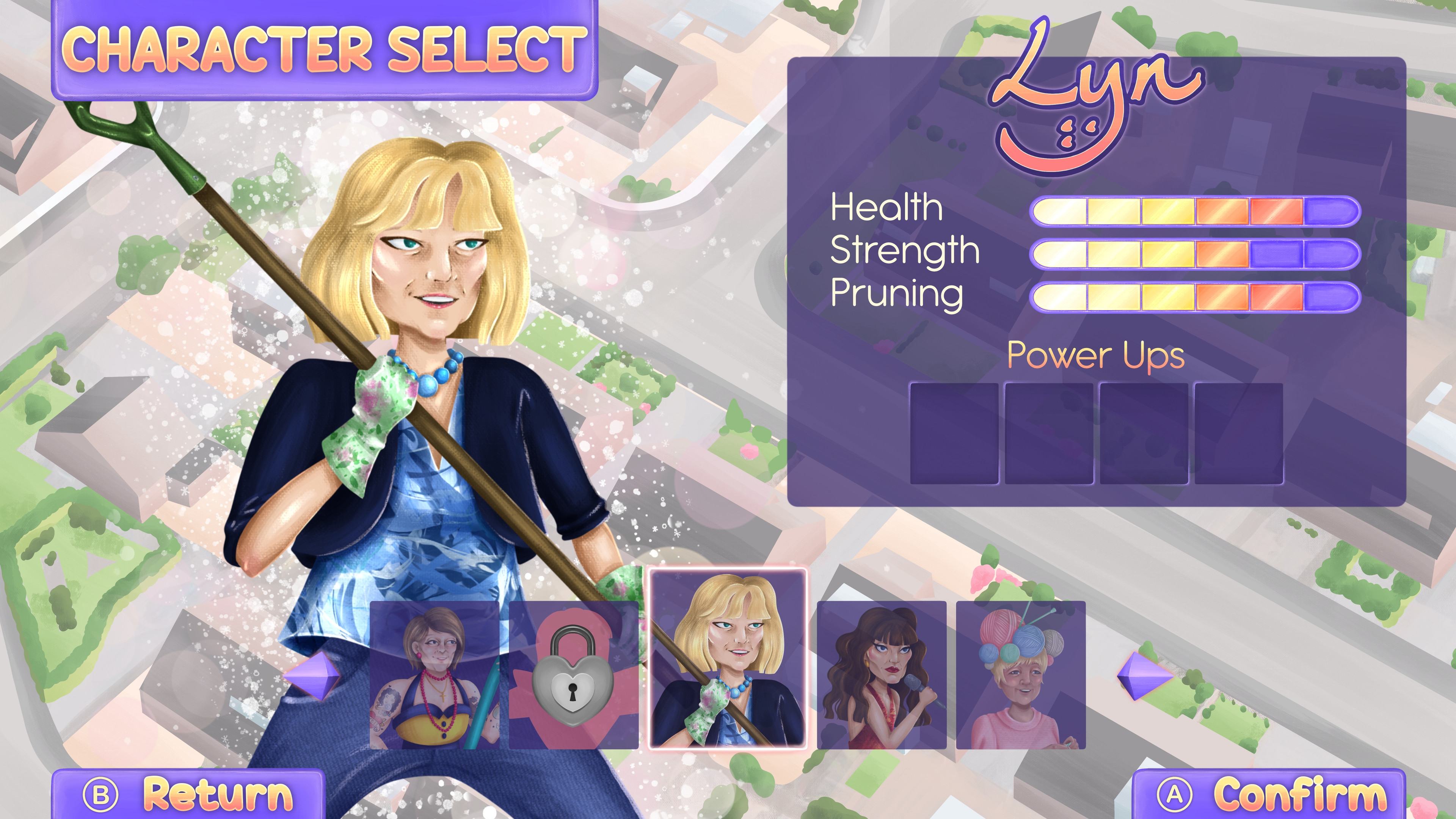 Lyn - Character Select Screen