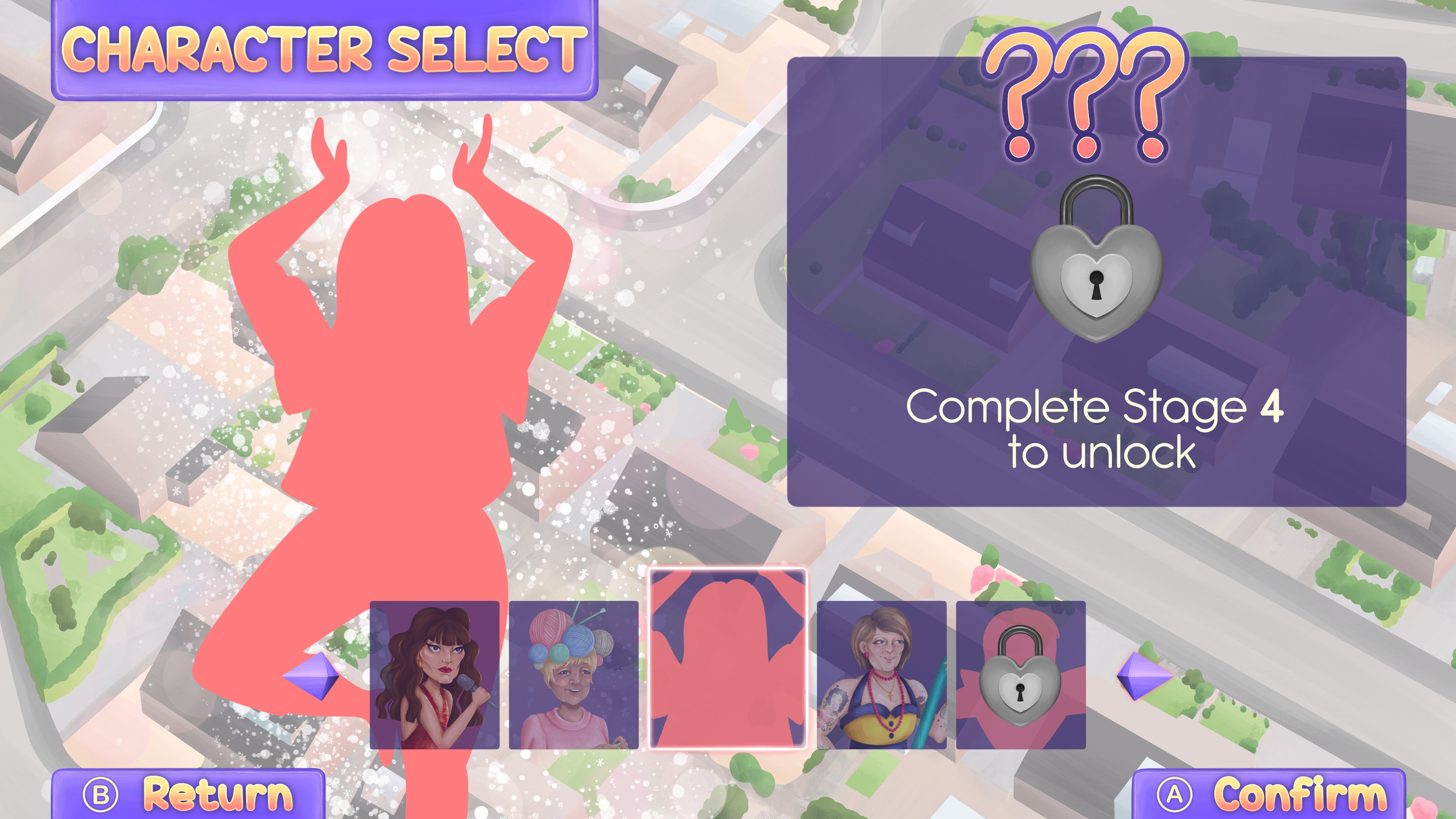 Anne Locked Character - Character Select Screen