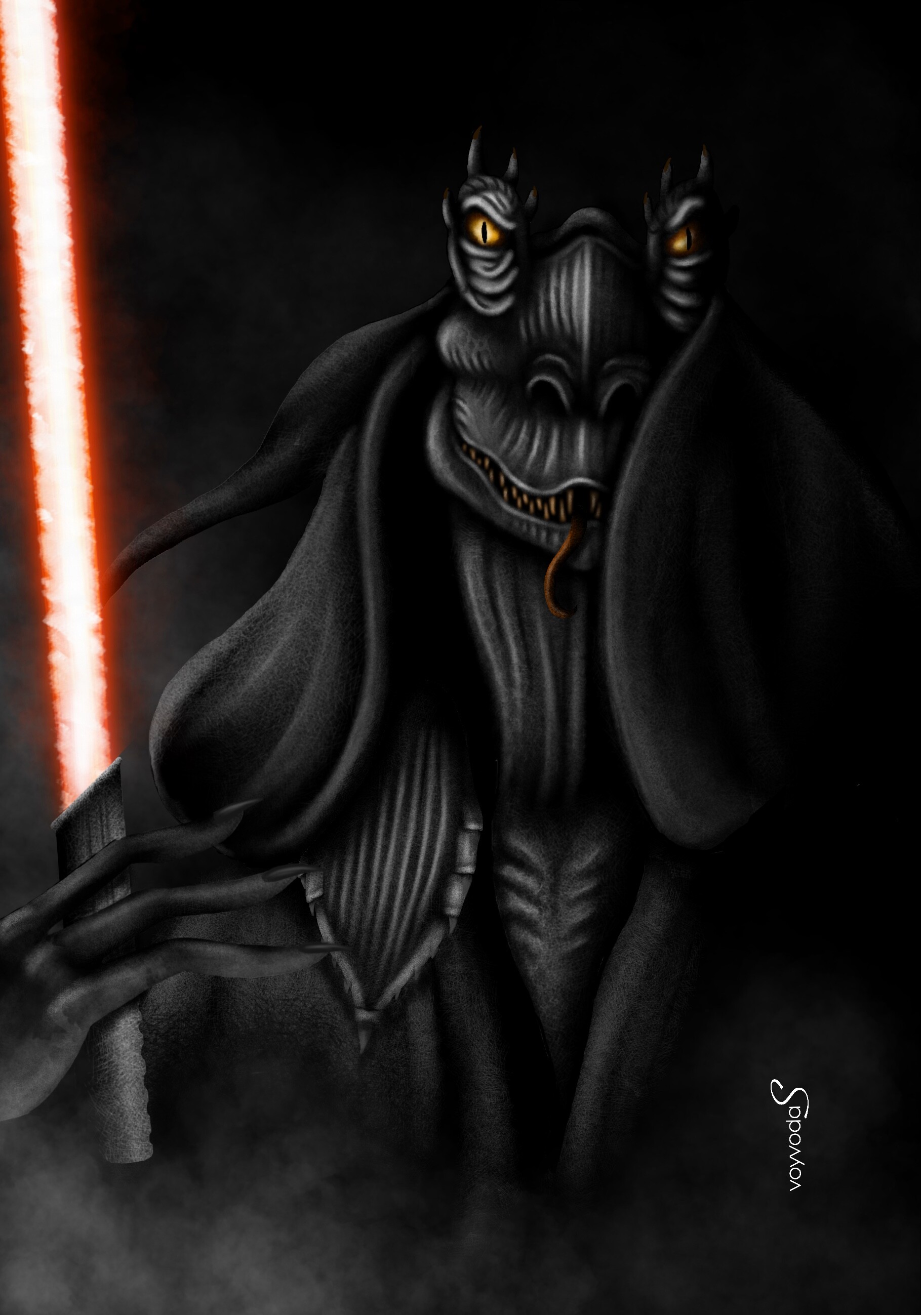 ArtStation Darth Jar Jar Binks