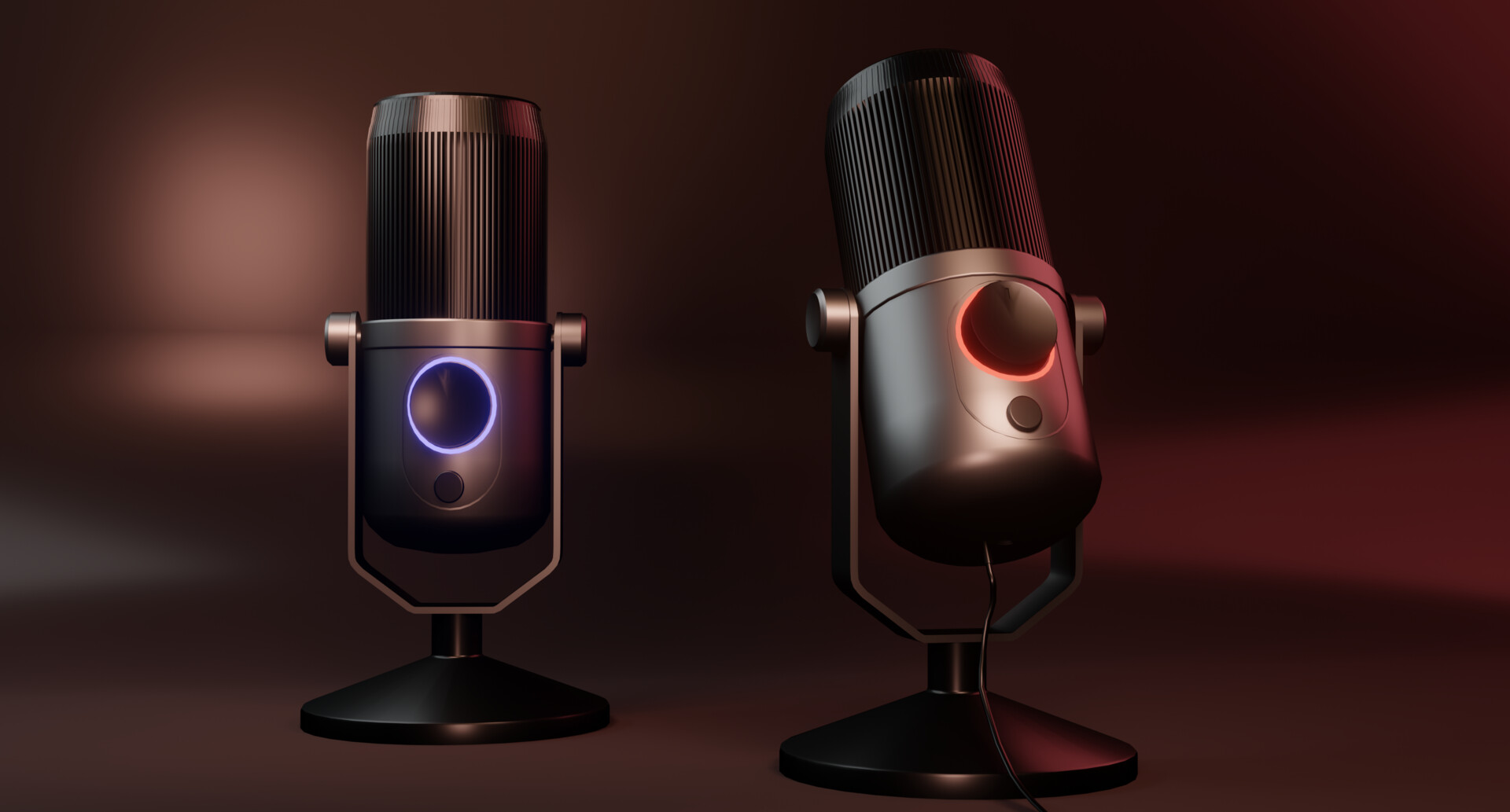 ArtStation Microphone in the blender
