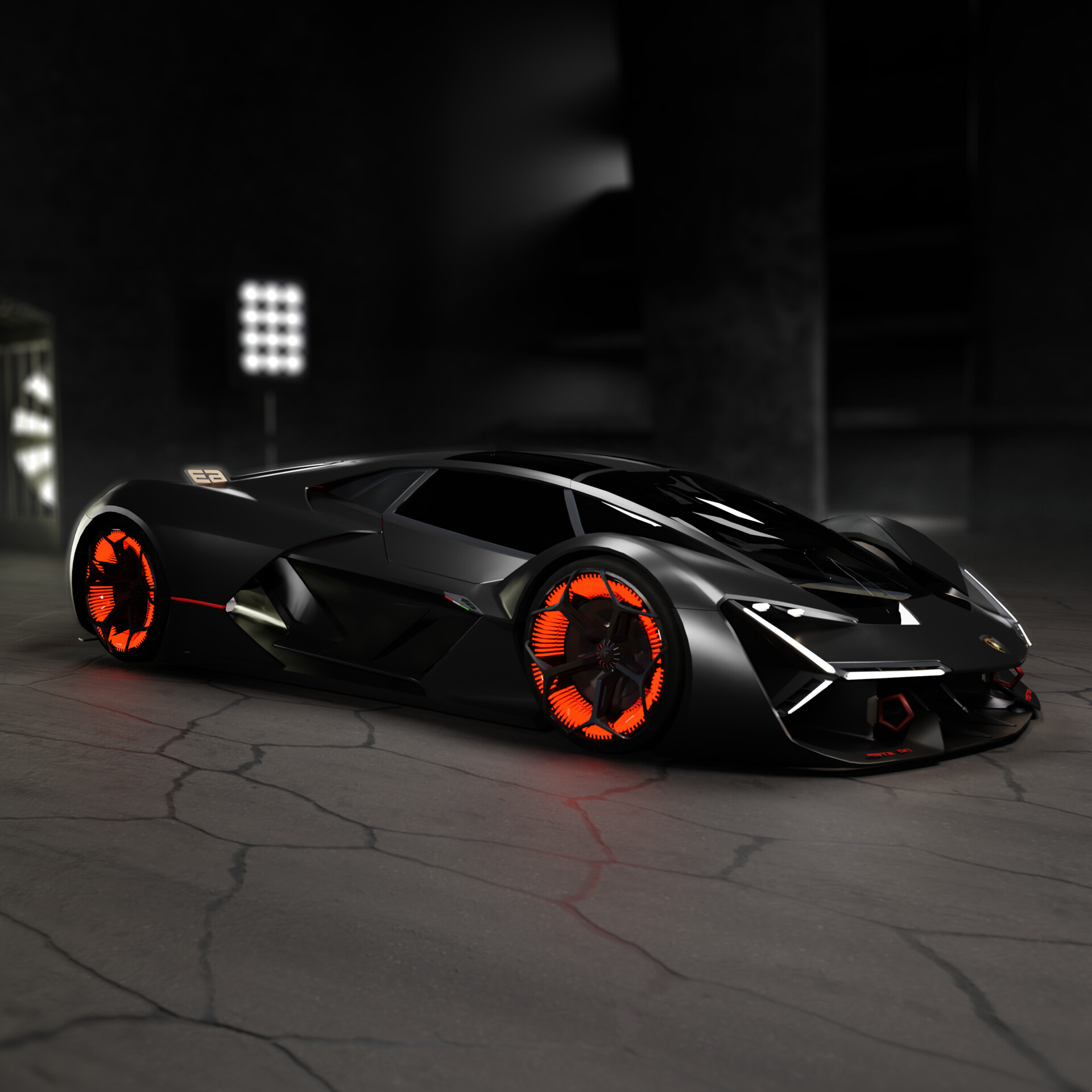 ArtStation - Lamborghini Terzo Millennio Render