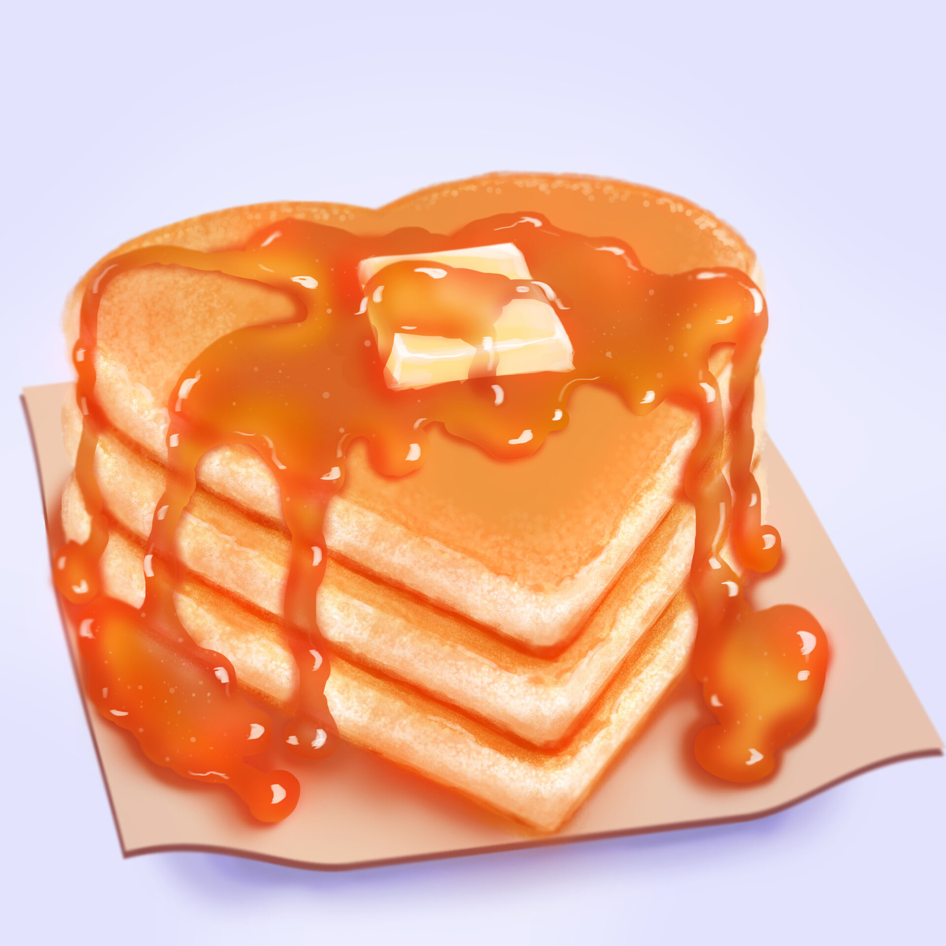 Joshua Lhant Heart Shaped Pancakes