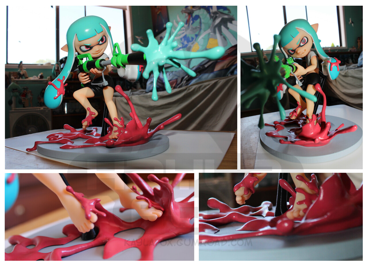 Inkling girl action figure deals
