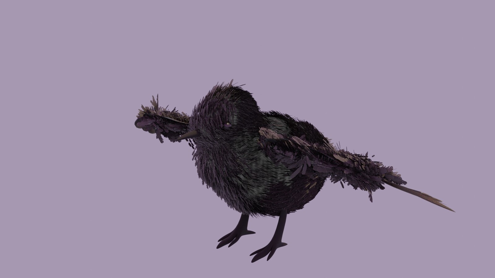 WIP modélisation de l'oiseau