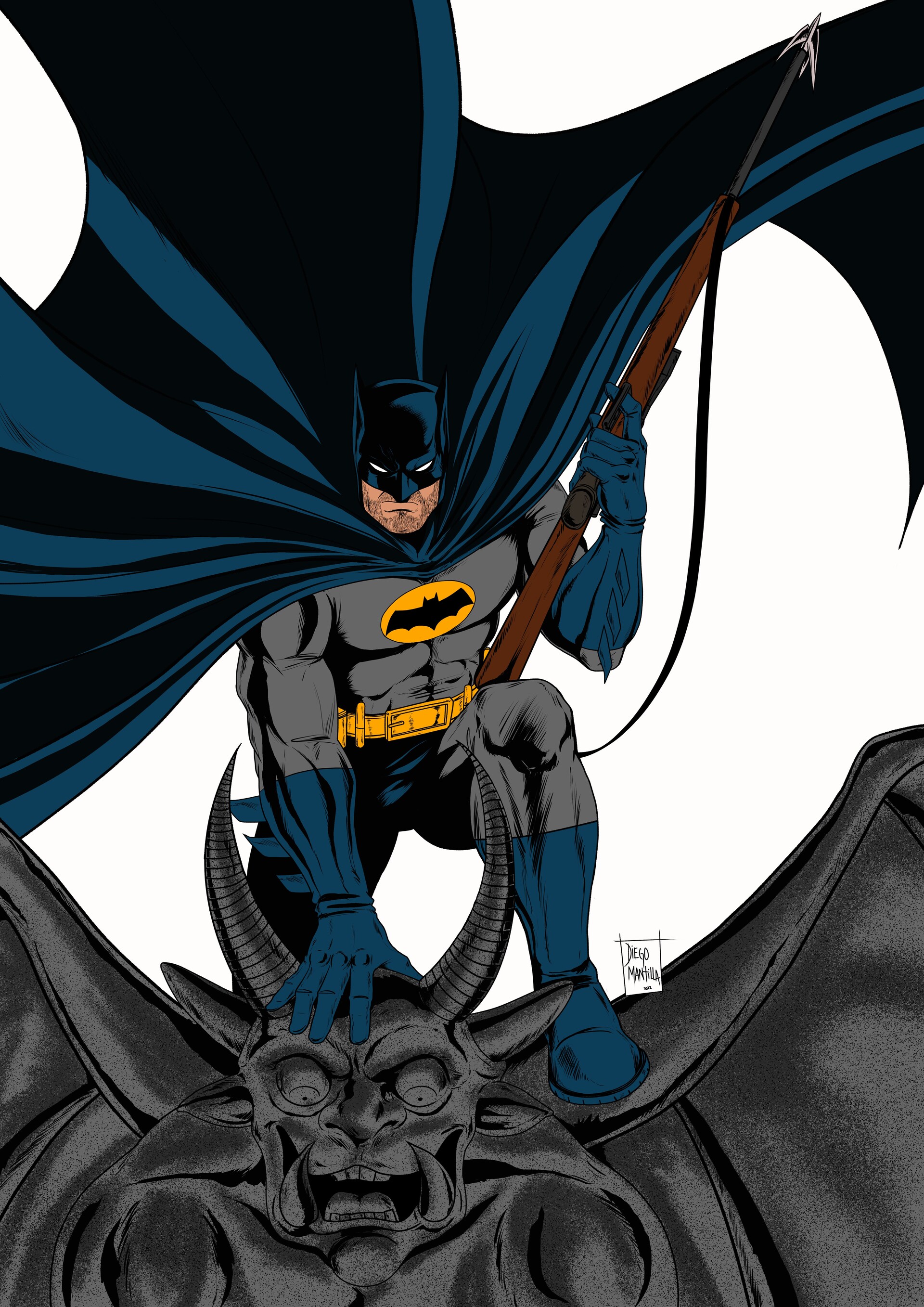 ArtStation - Batman poster retro style 90´s