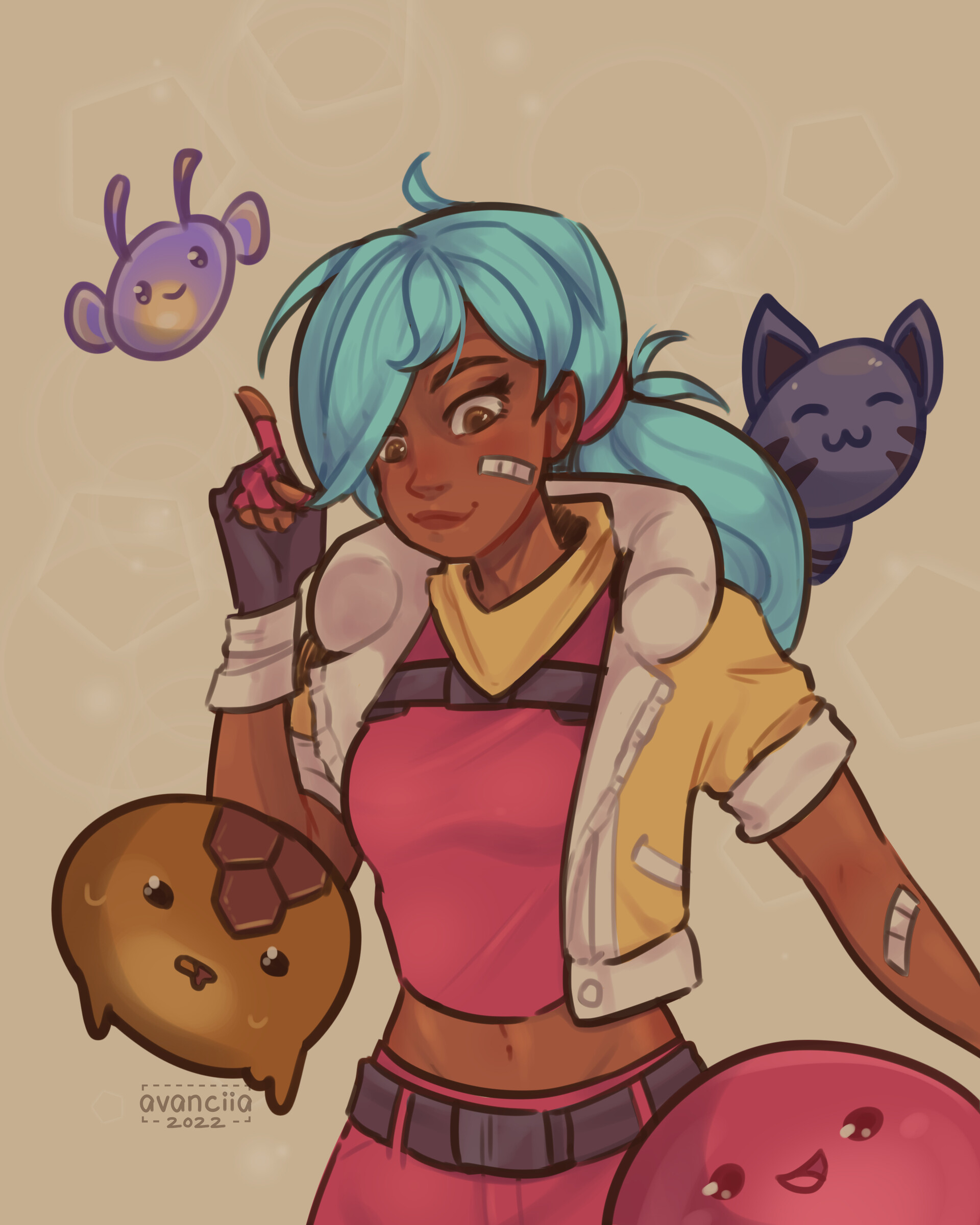 Artstation Slime Rancher Beatrix Lebeau Fan Art