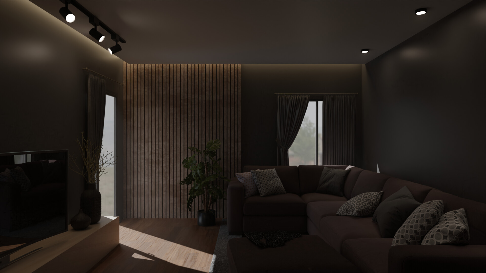 ArtStation Warm Living Room