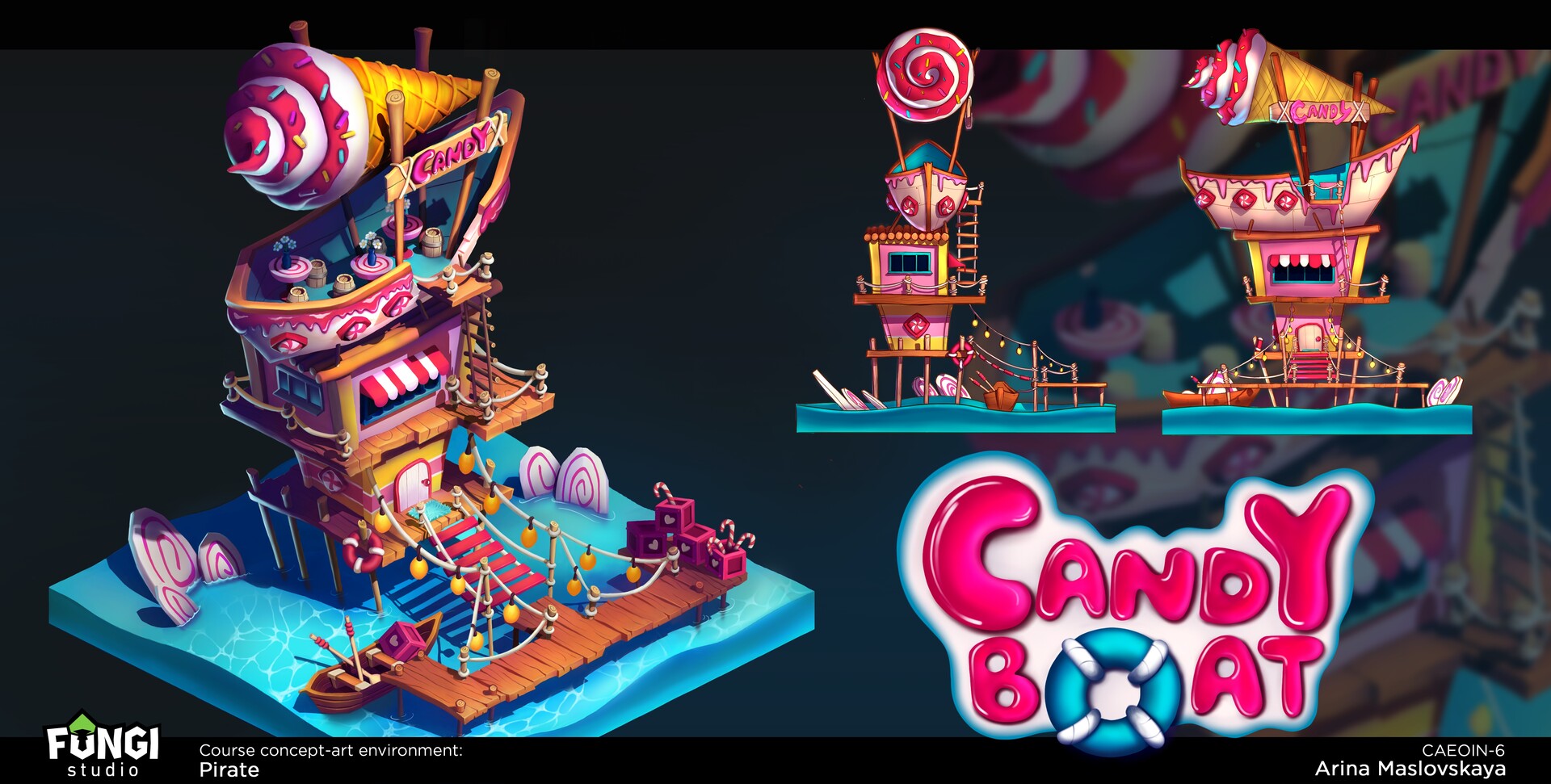 Artstation Candy Boat