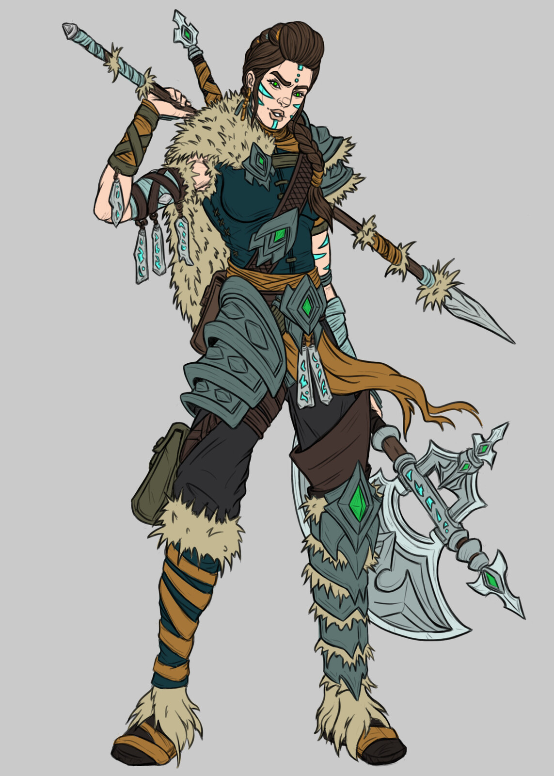 D&amp;D Barbarian - Jaer Frostfall
