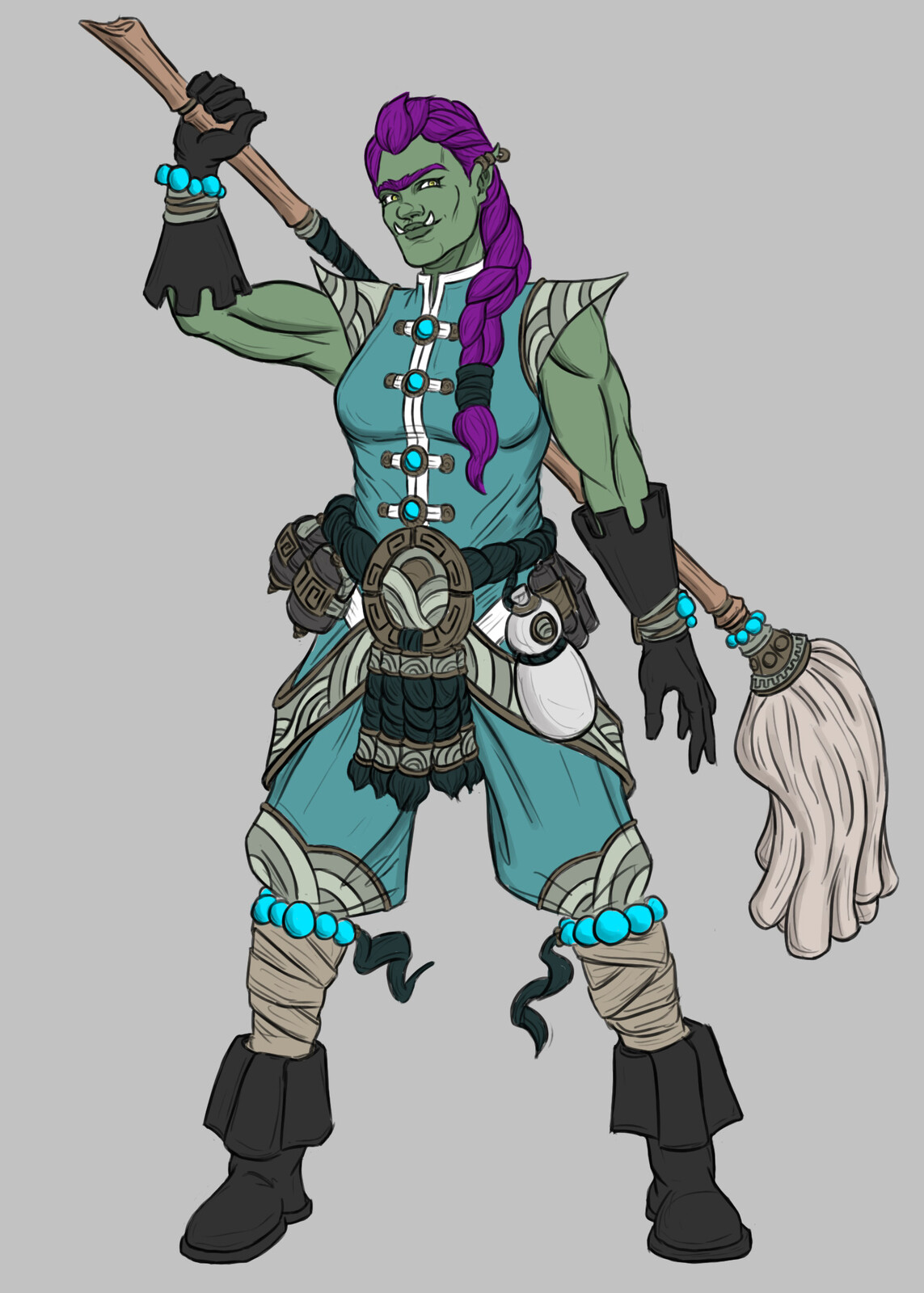 D&amp;D Orc Monk
