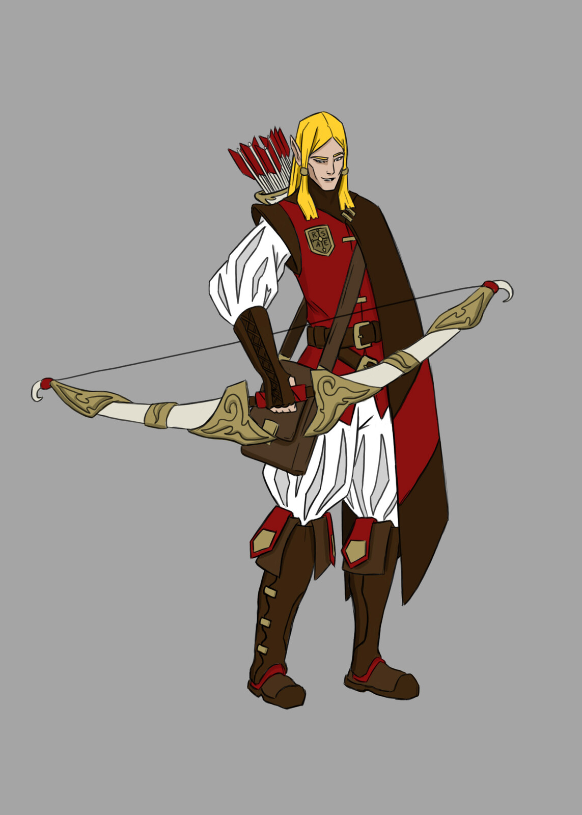 D&amp;D Half Elf Ranger - Lord Elmore Raddington the Third