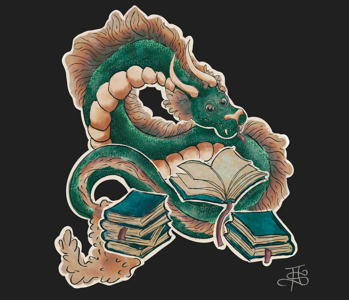 Fig And Fable Reading Wyrm Library Coaster Winner