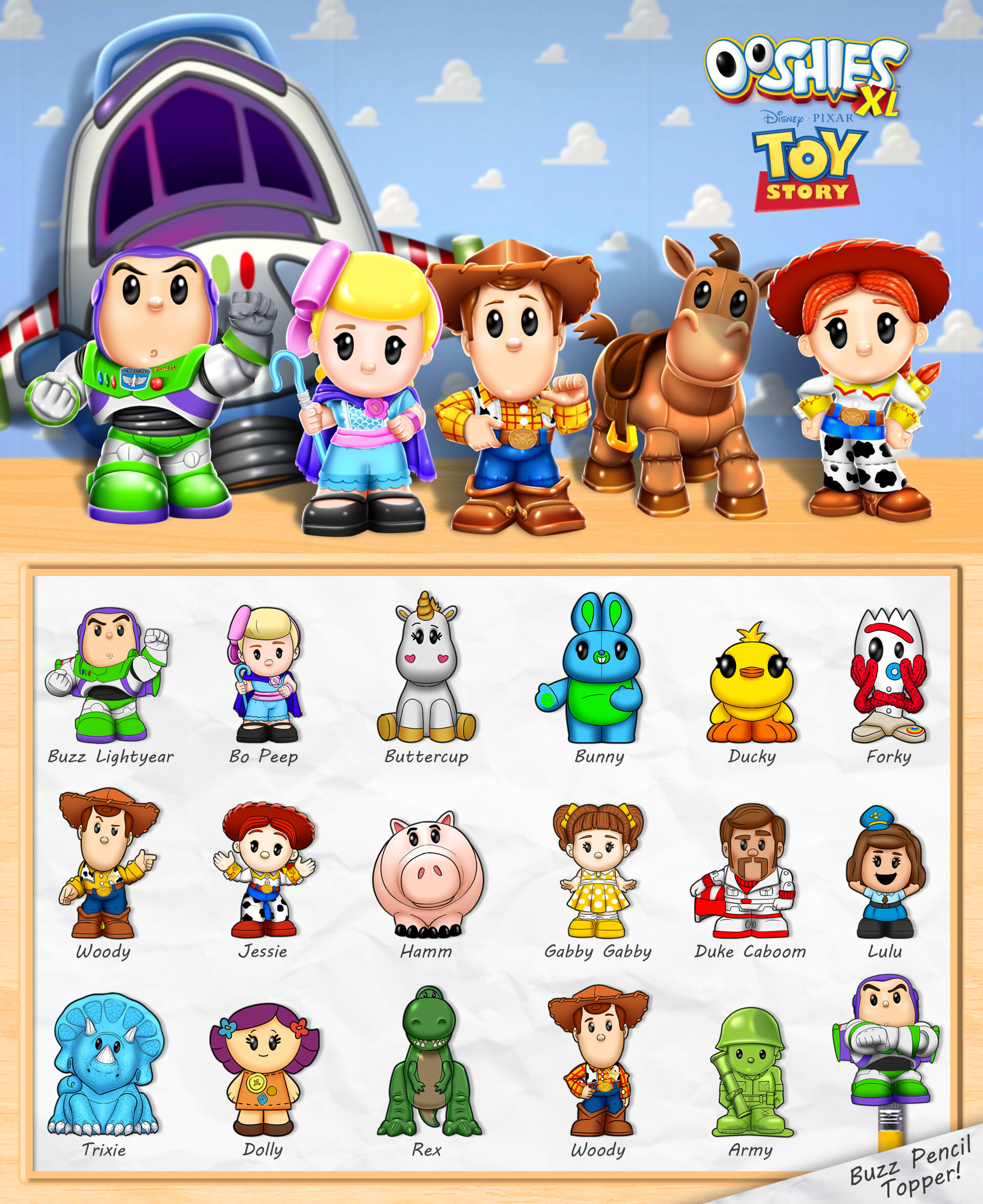 Toy story ooshies 2025
