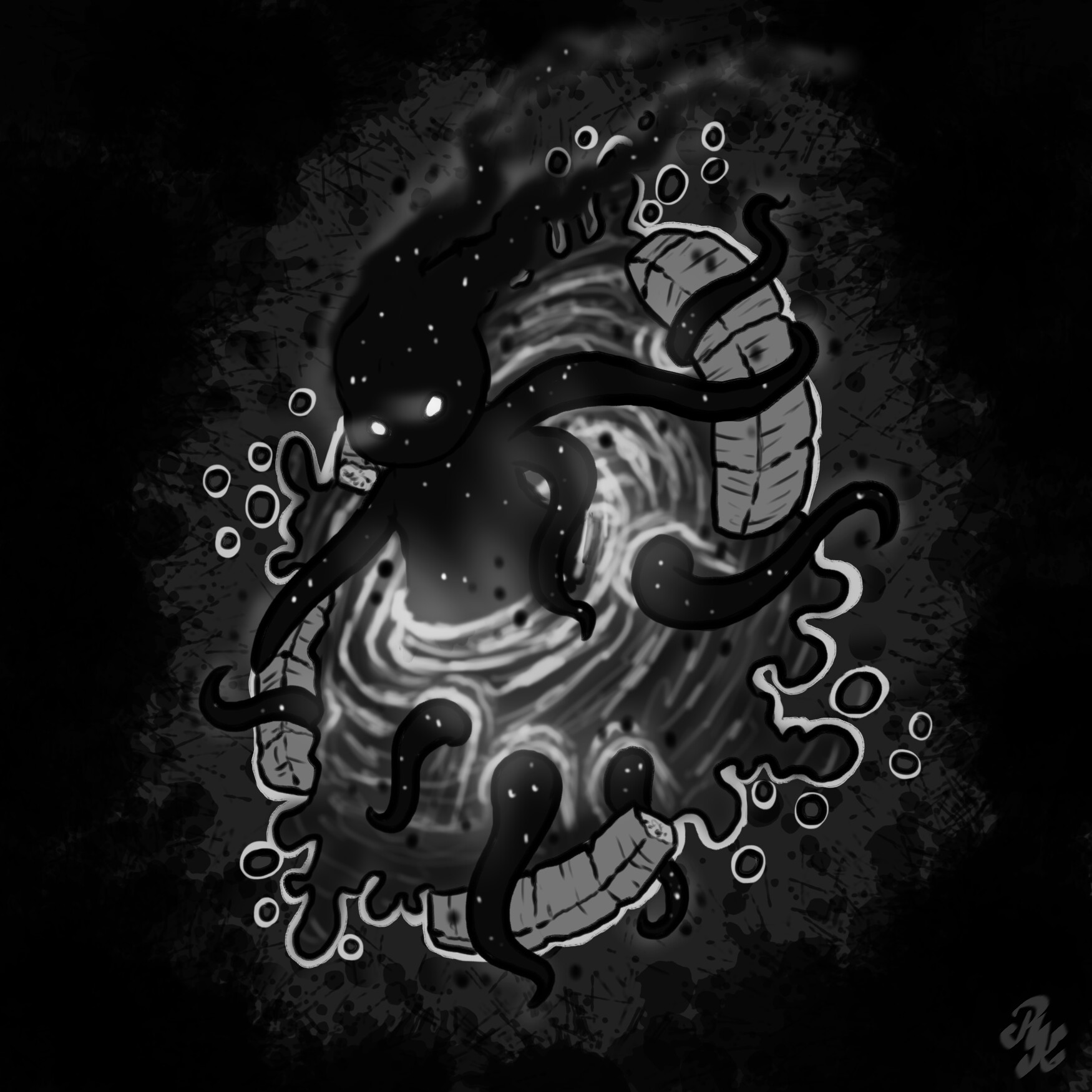 ArtStation Inktober 2021 day 12 Stuck