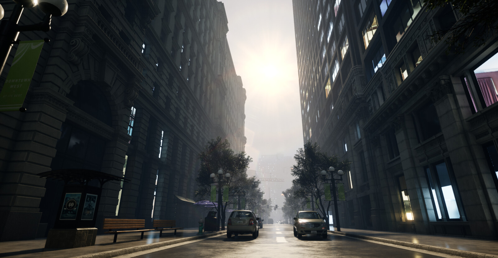 City environment design, final looking