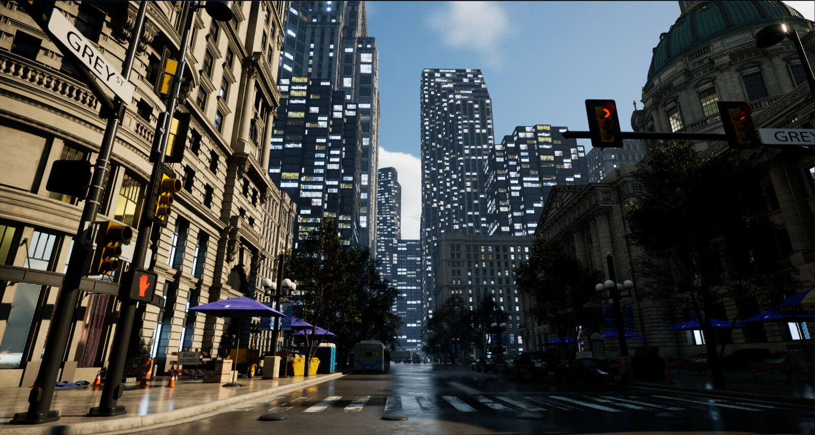 City environment design, final looking