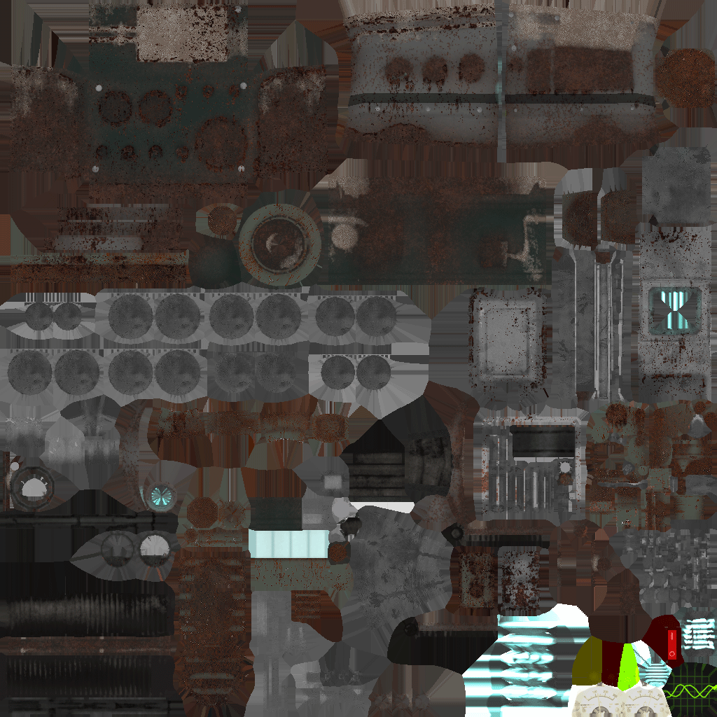 Diffuse animation (bottom right), achieved by creating frames in photoshop. A tedious methodology but it works.