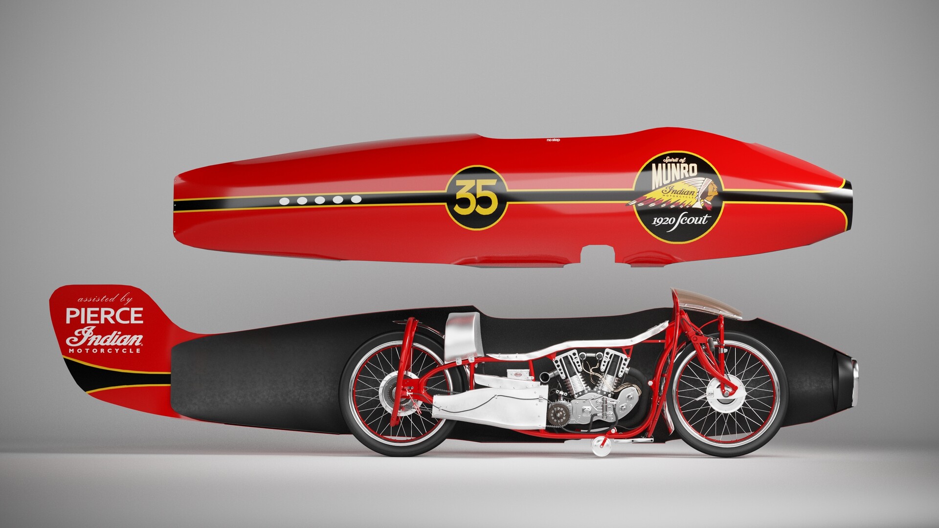 ArtStation Indian scout Burt Munro 1928