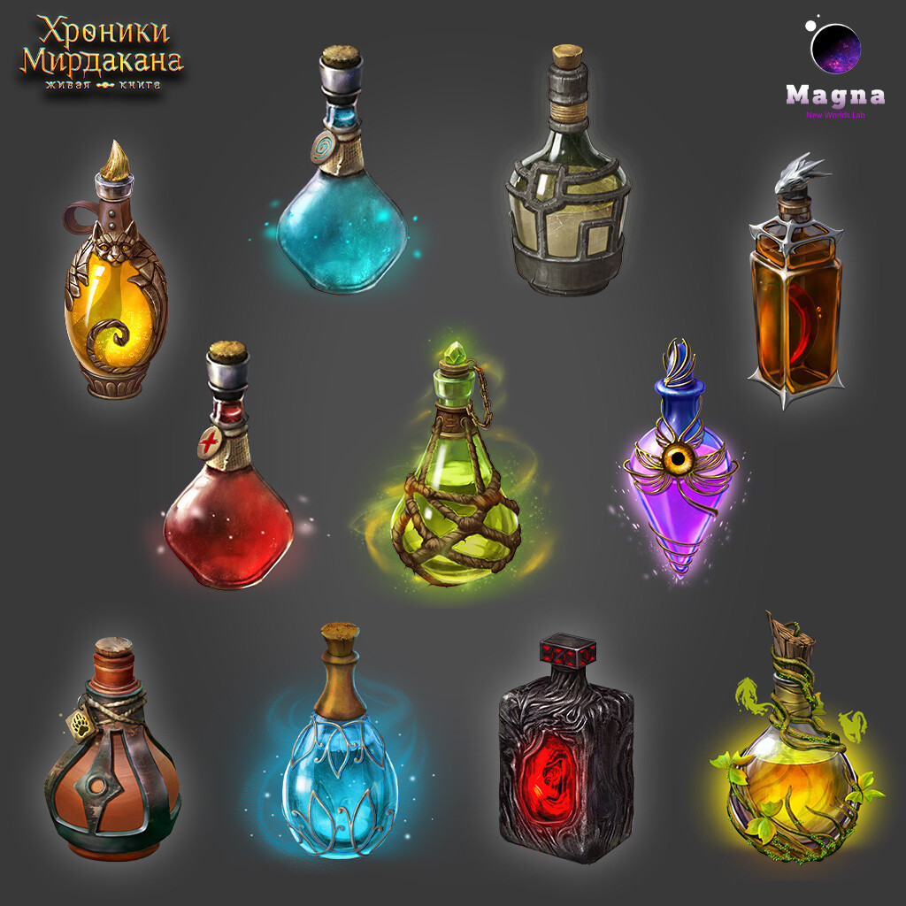 ArtStation - Magic potions