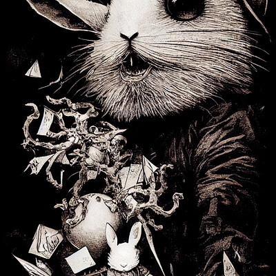 Dark philosophy darkphilosophy chibi white rabbit adventures in wonderland by f3b6ba40 93d9 43fd 8b11 3098b10a740f