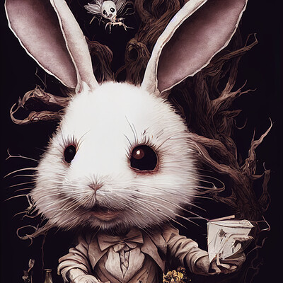 Dark philosophy darkphilosophy chibi white rabbit adventures in wonderland by fe35dc8e 1814 4a27 8b51 0c7418eaf17f