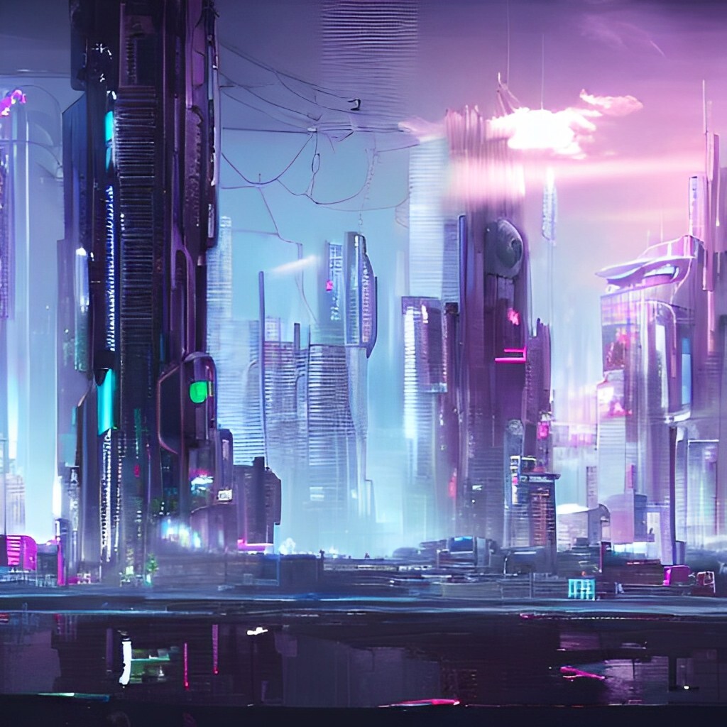 ArtStation - Cyberpunk City Made by AI