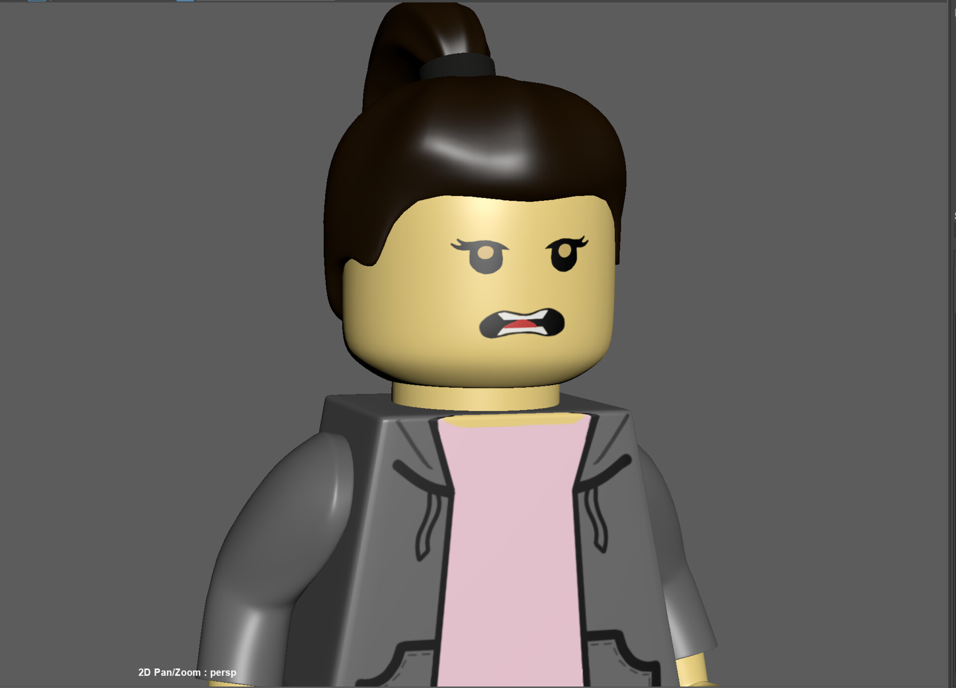 ArtStation Lego MiniFigure Maya, Photoshop