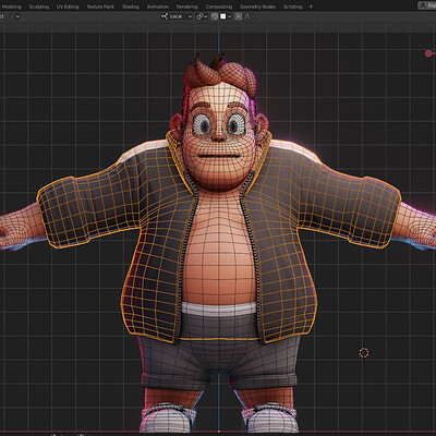 Retopology Character in Blender 
