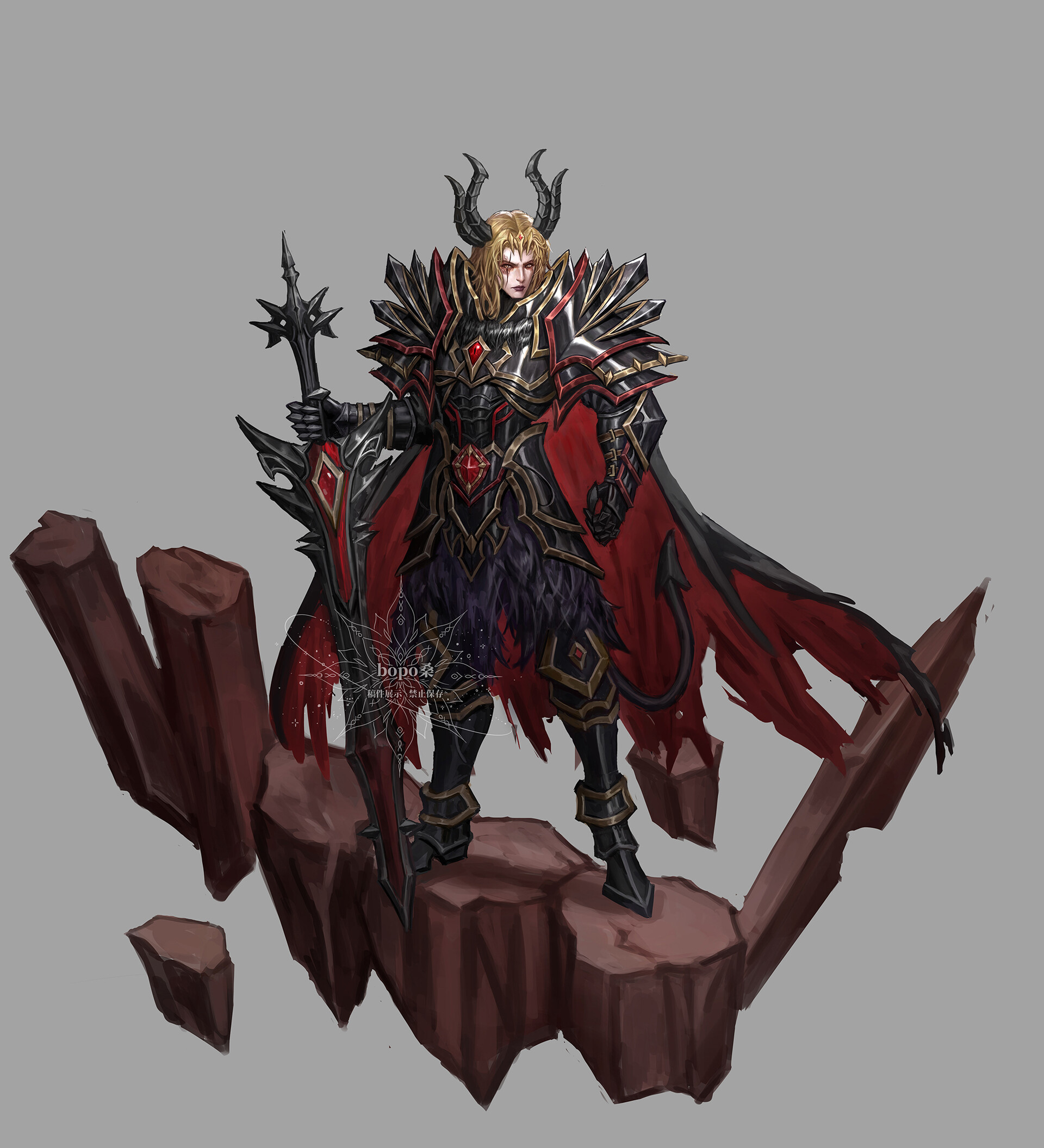 ArtStation - 魔王铠甲