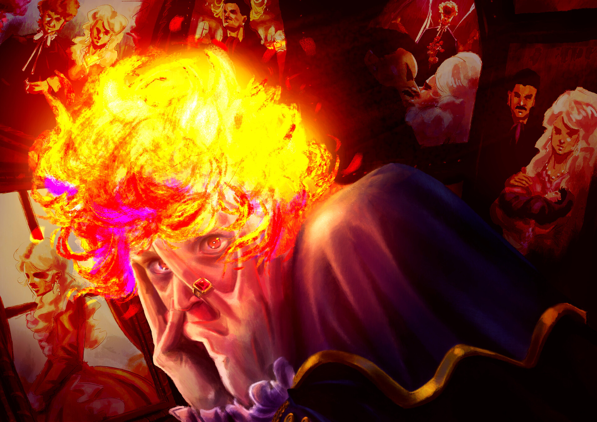 ArtStation MTG Variants Ignite Memories