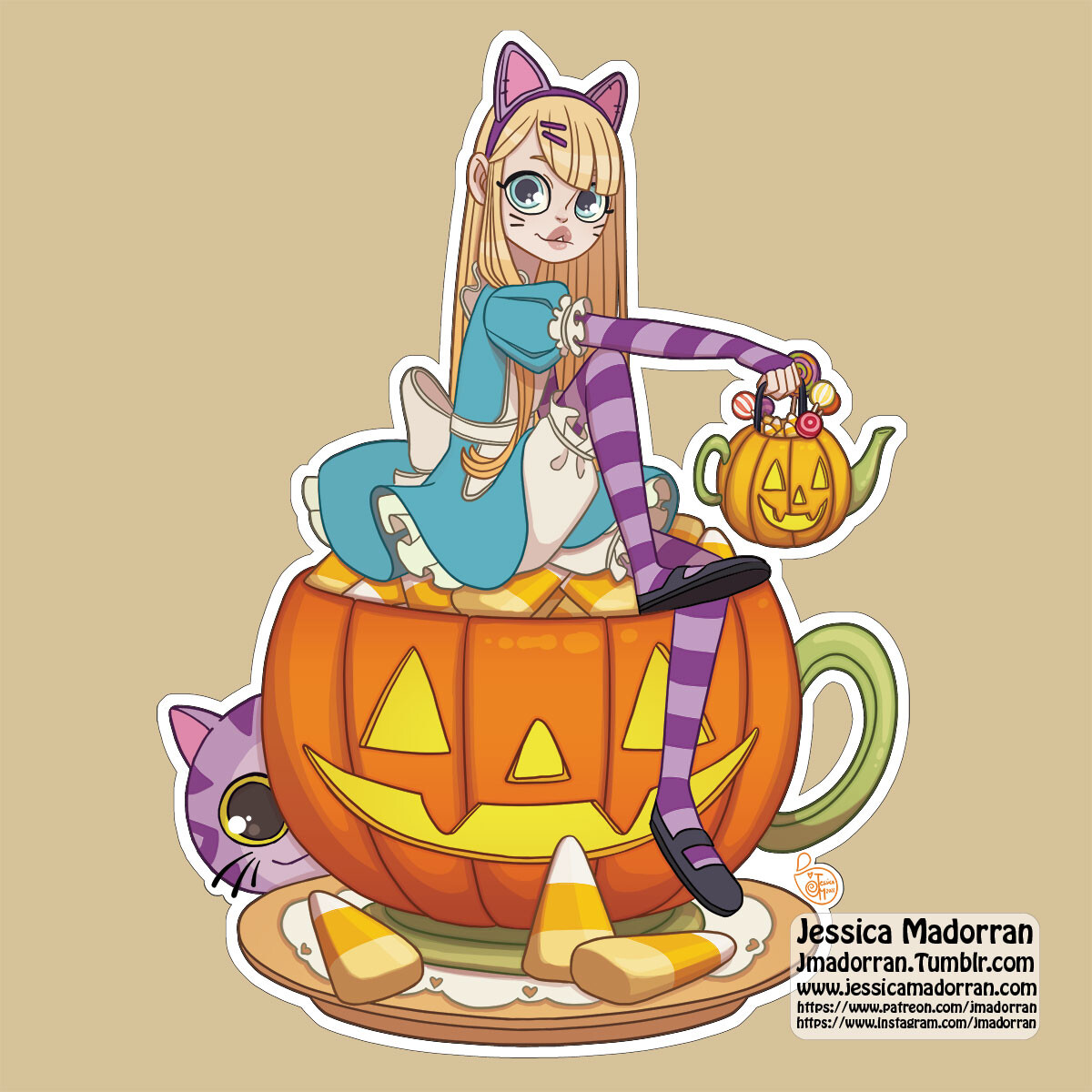 September 2022 Patreon - Twisted Alice in Wonderland Sticker Option 02