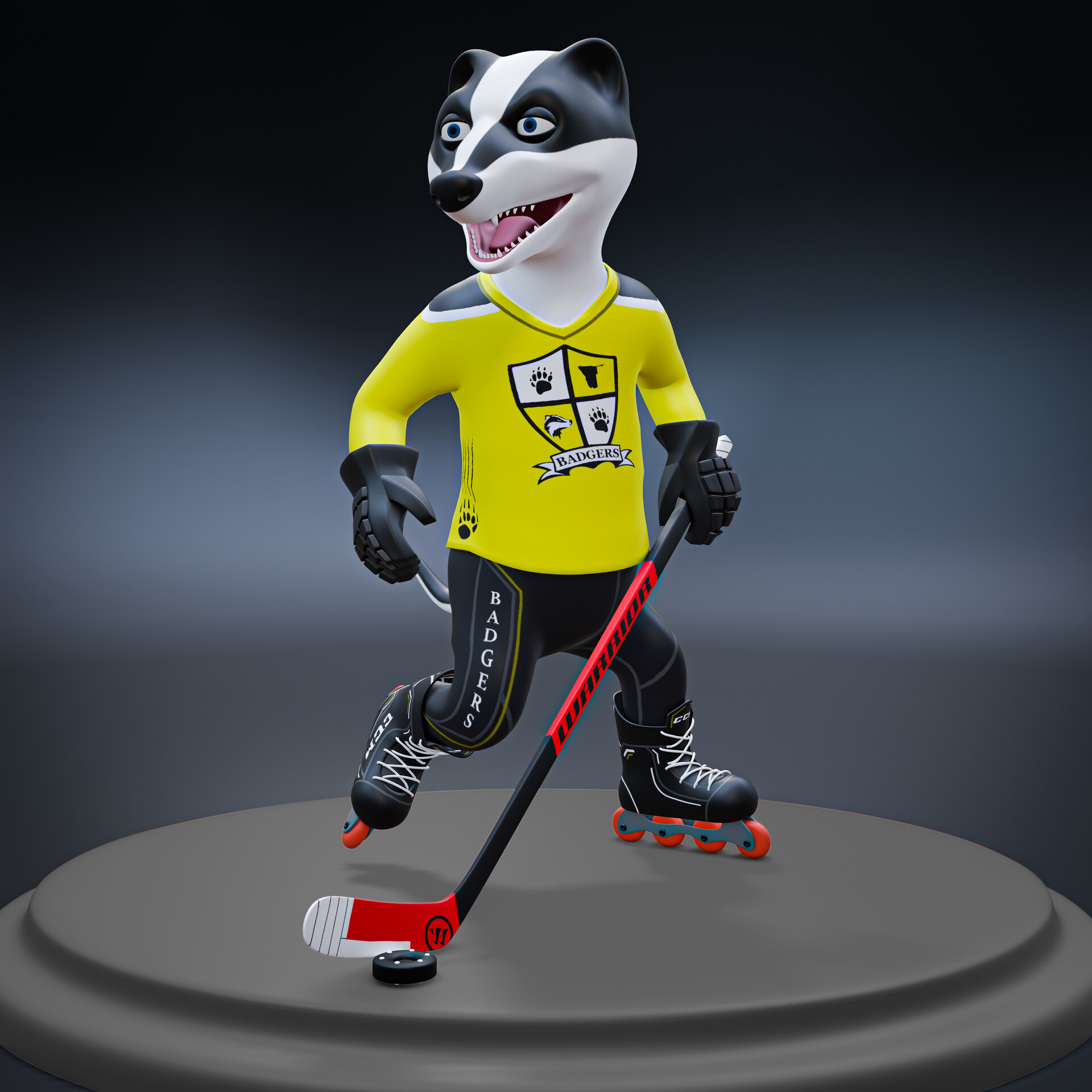 ArtStation - Ice hockey Player 3d model