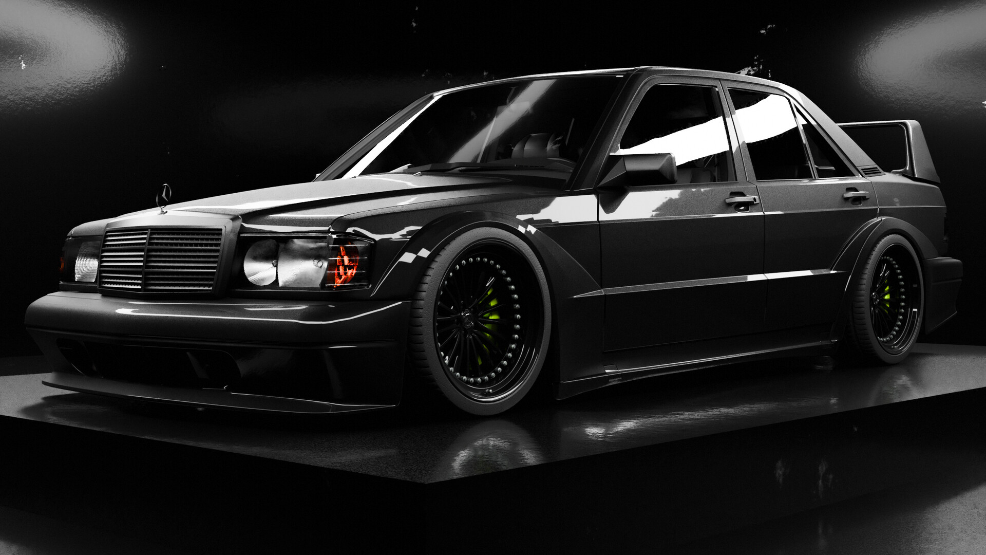Artstation mercedes benz 190 evolution